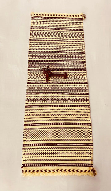 Handweave Bhujodi Woolen Runner(2x5  feet) RAKHIYO