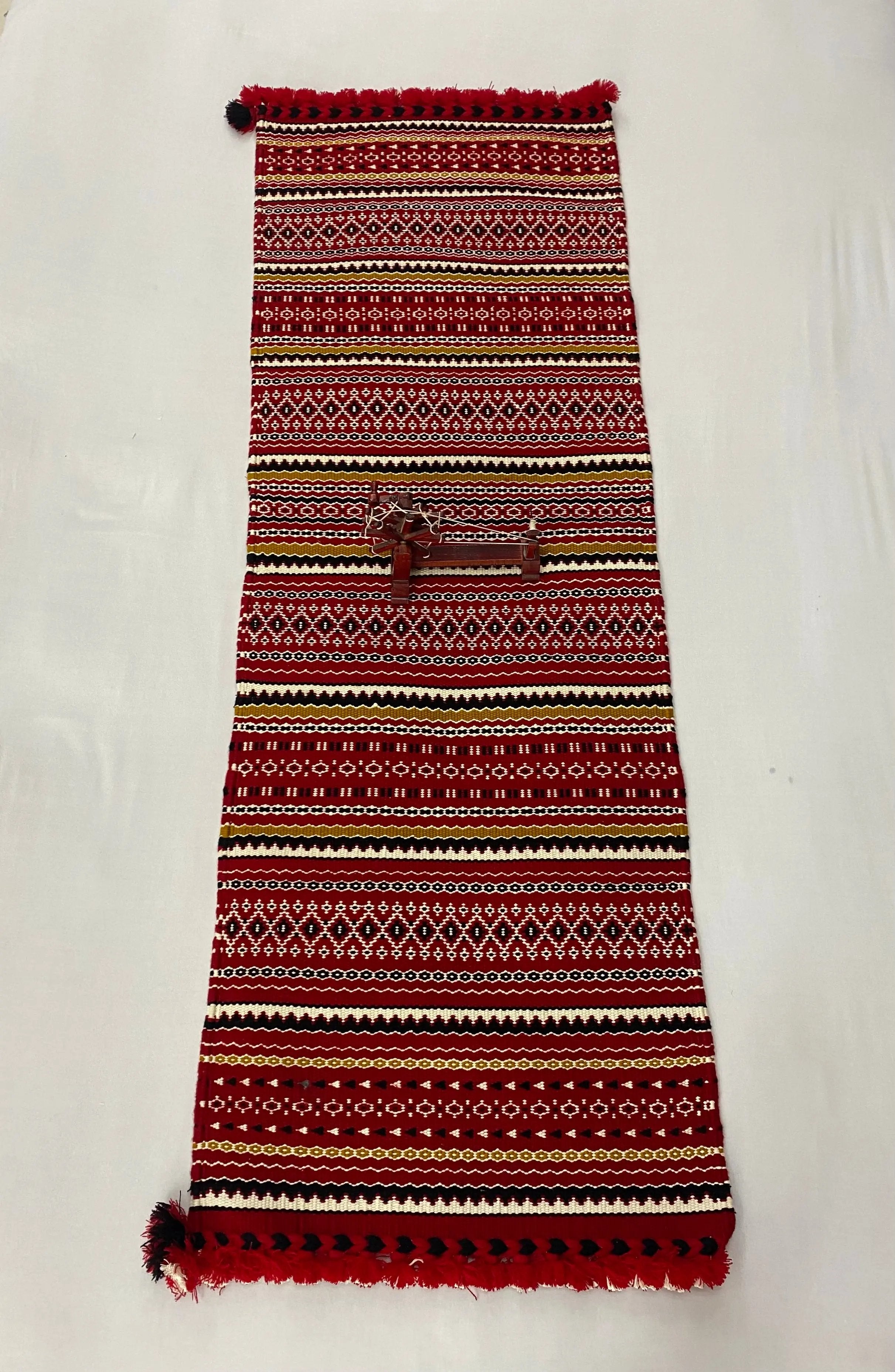 Handweave Bhujodi Woolen Runner(2x5  feet) RAKHIYO