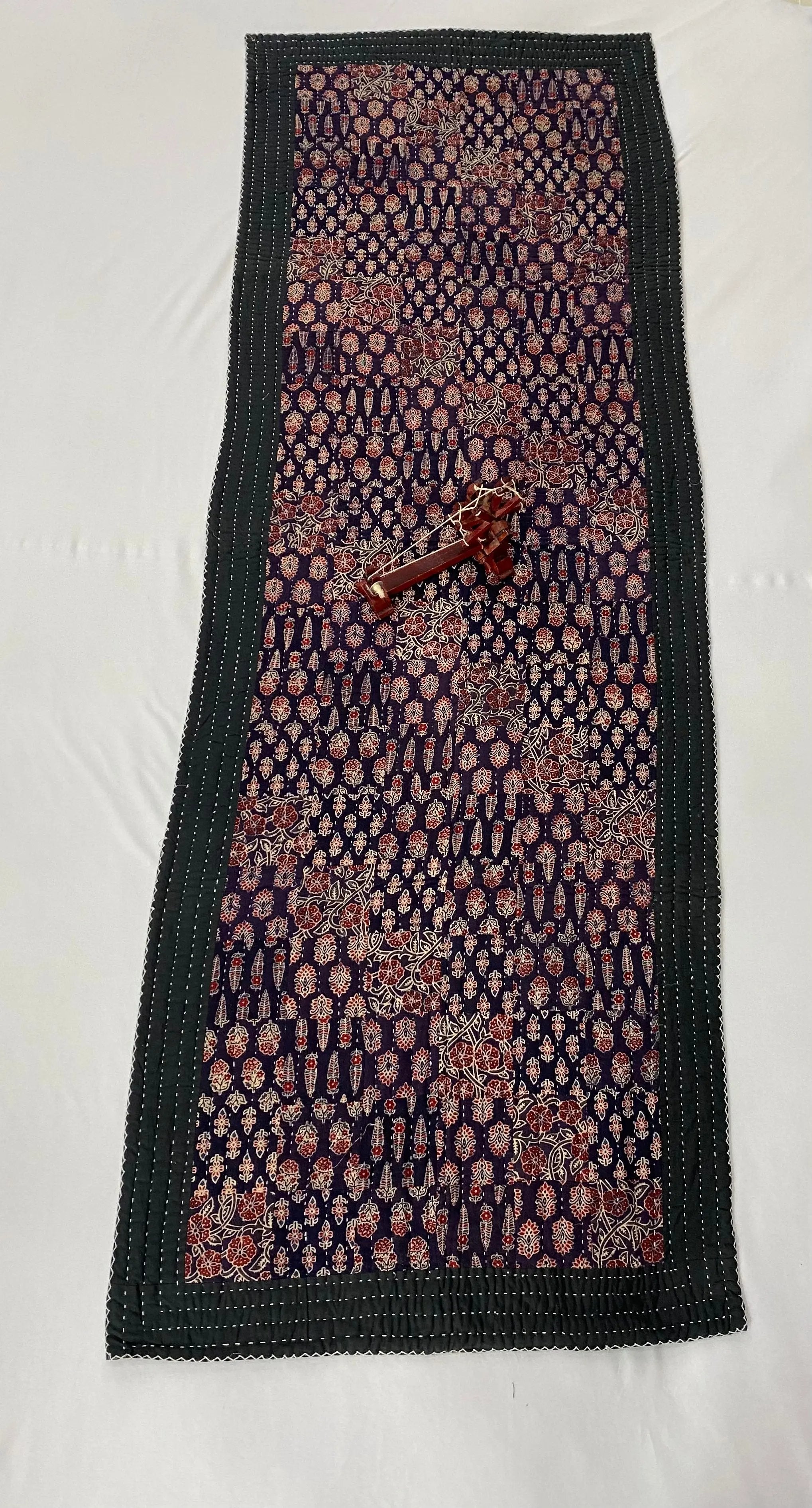 Ajarakh Patchwork Yoga Mat-Sofa Runner RAKHIYO