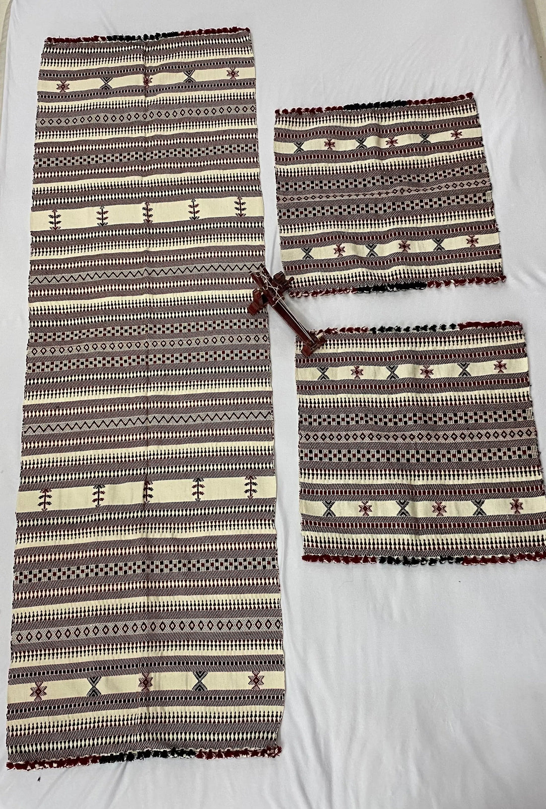 Bhujodi Handweave Cotton Sofa Set Runner RAKHIYO