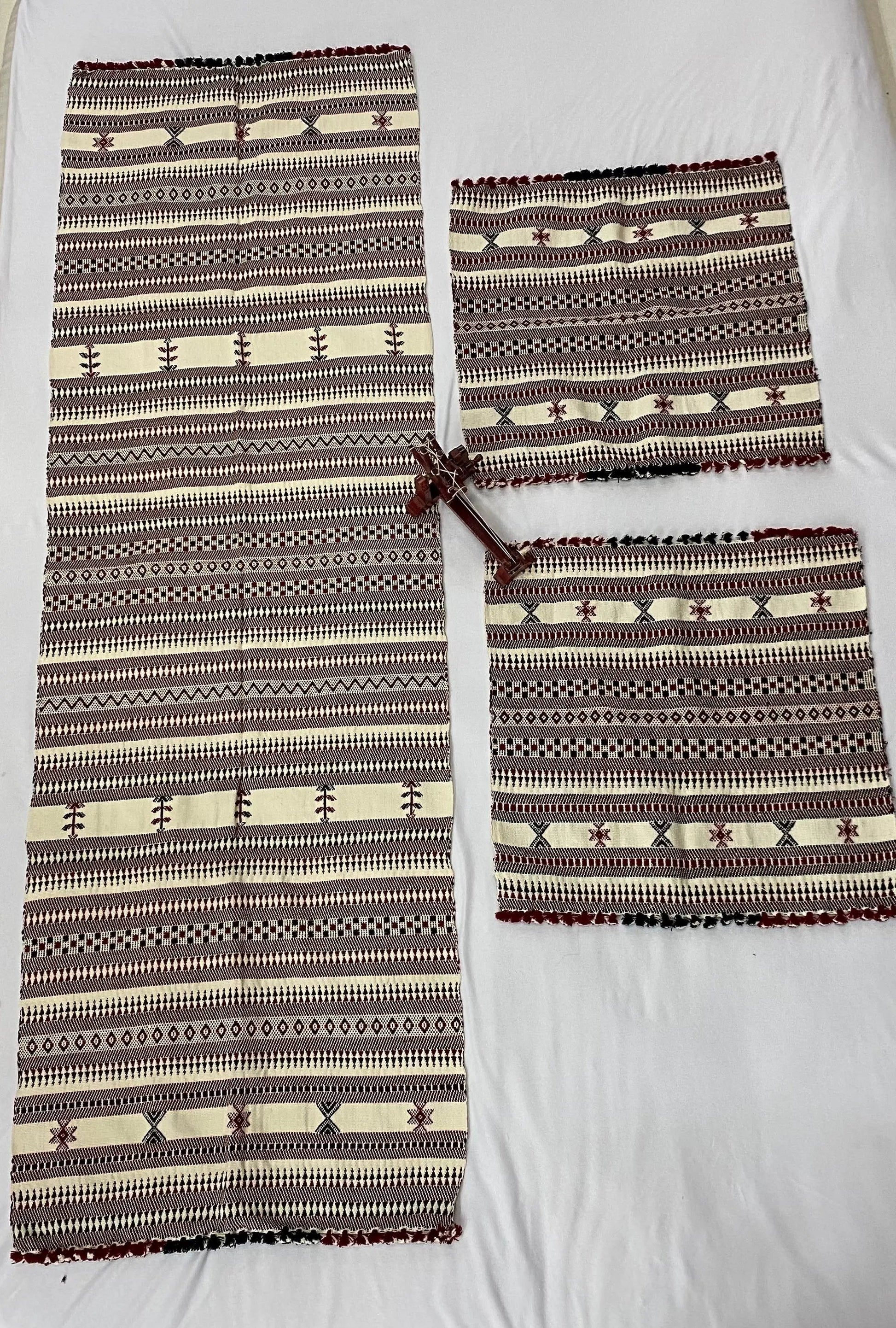 Bhujodi Handweave Cotton Sofa Set Runner RAKHIYO