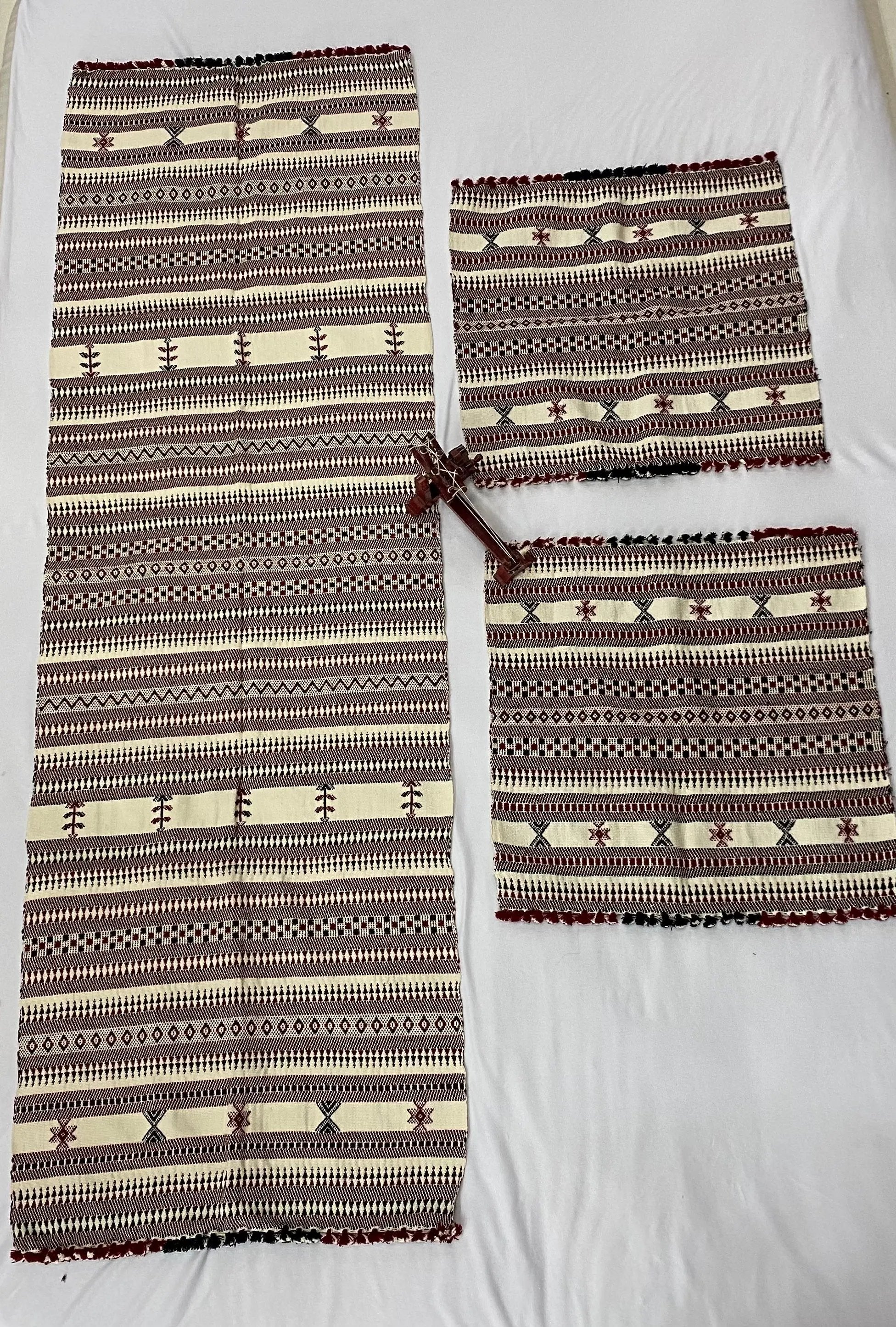 Bhujodi Handweave Cotton Sofa Set Runner RAKHIYO