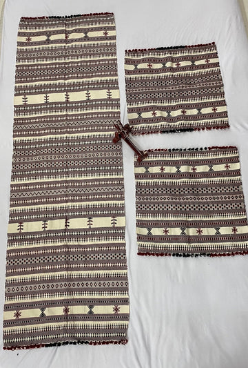 Bhujodi Handweave Cotton Sofa Set Runner RAKHIYO
