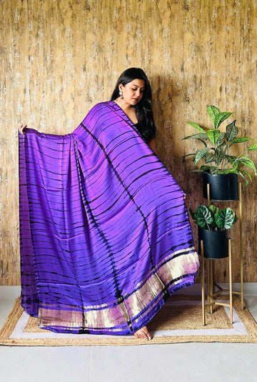 Purple Sibori Modal Dupatta RAKHIYO