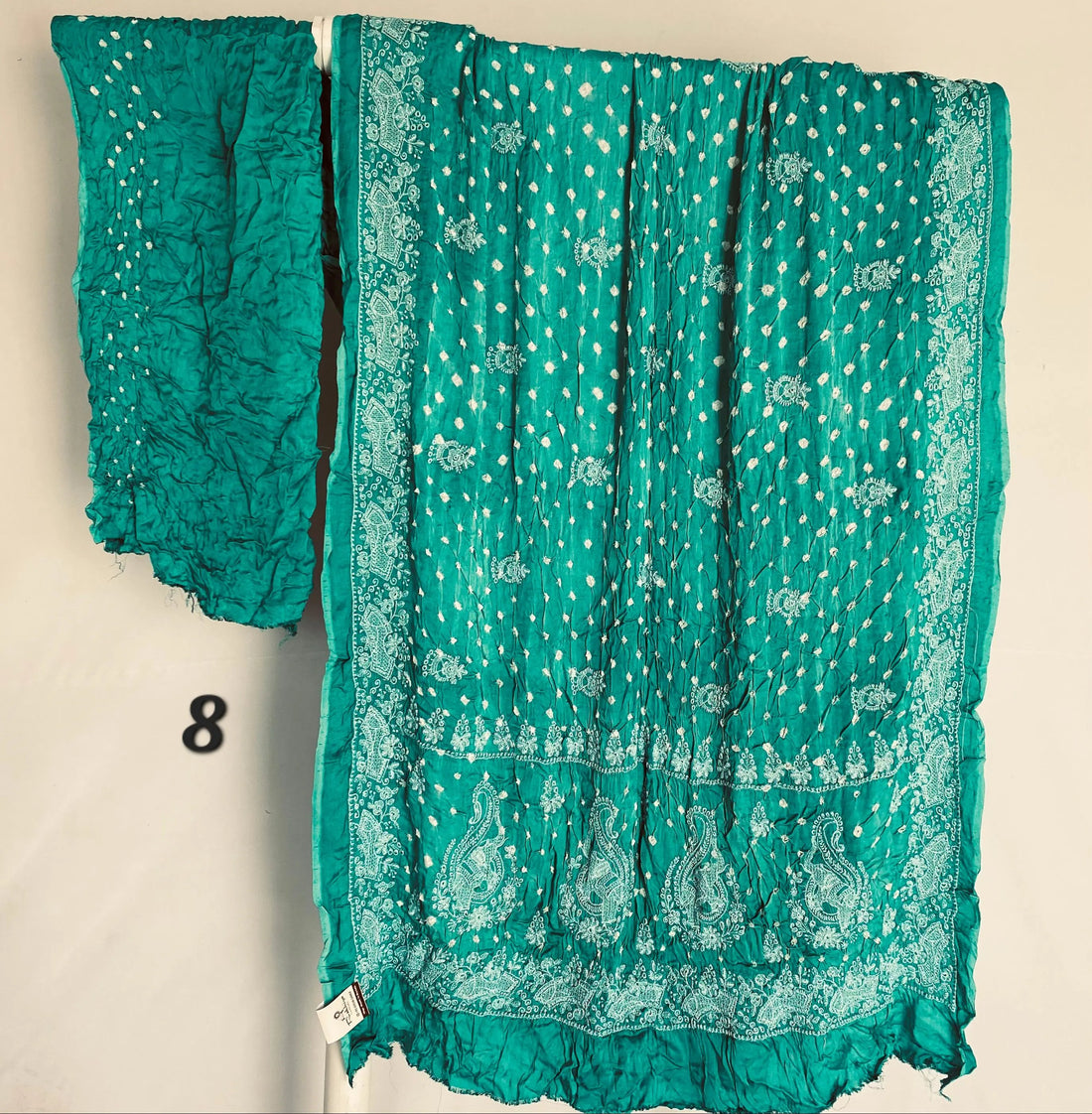 Lakhanavi+Bandhej Modal Silk Saree RAKHIYO