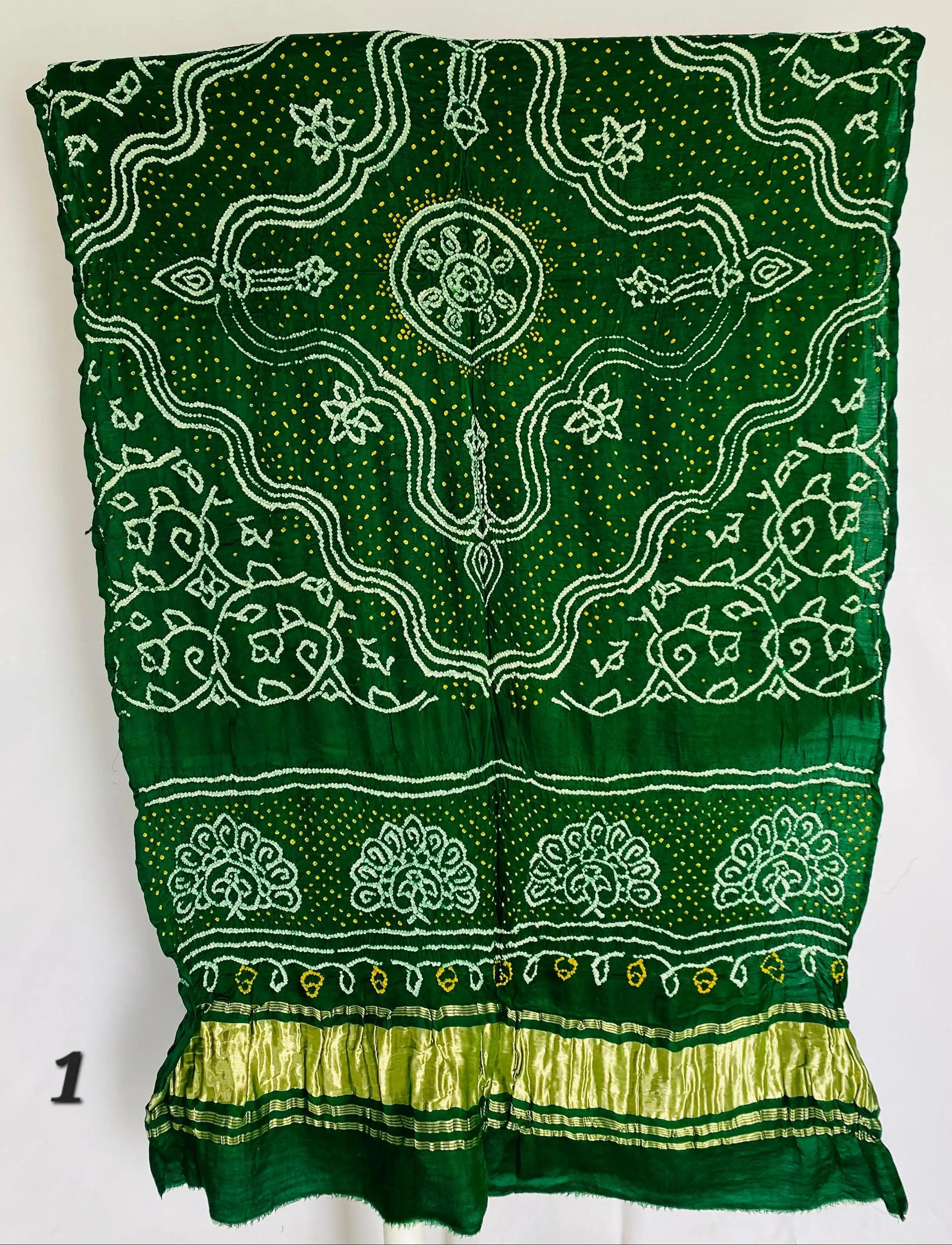 Rai Bandhej Gajji Silk Dupatta RAKHIYO