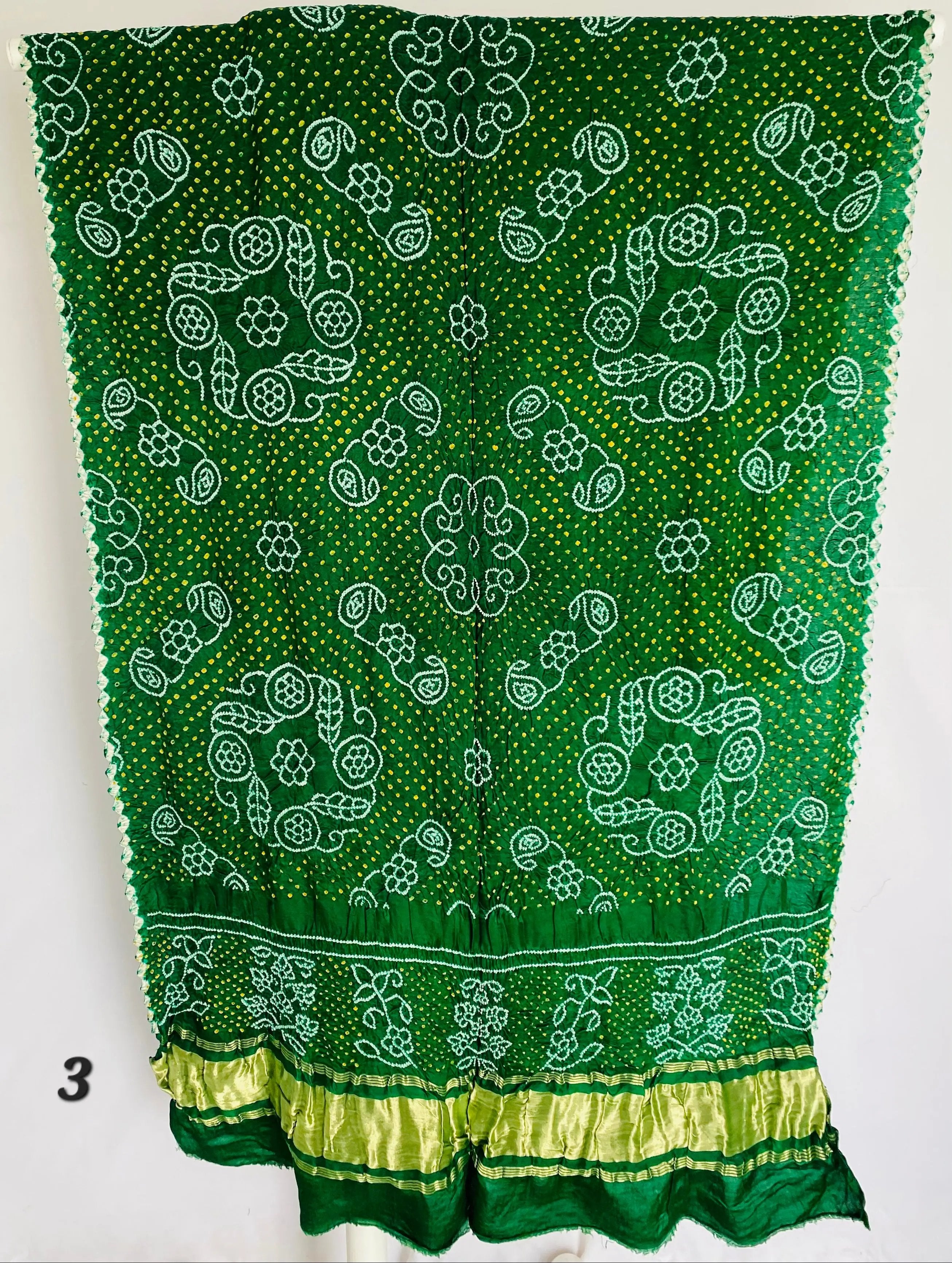 Rai Bandhej Gajji Silk Dupatta RAKHIYO