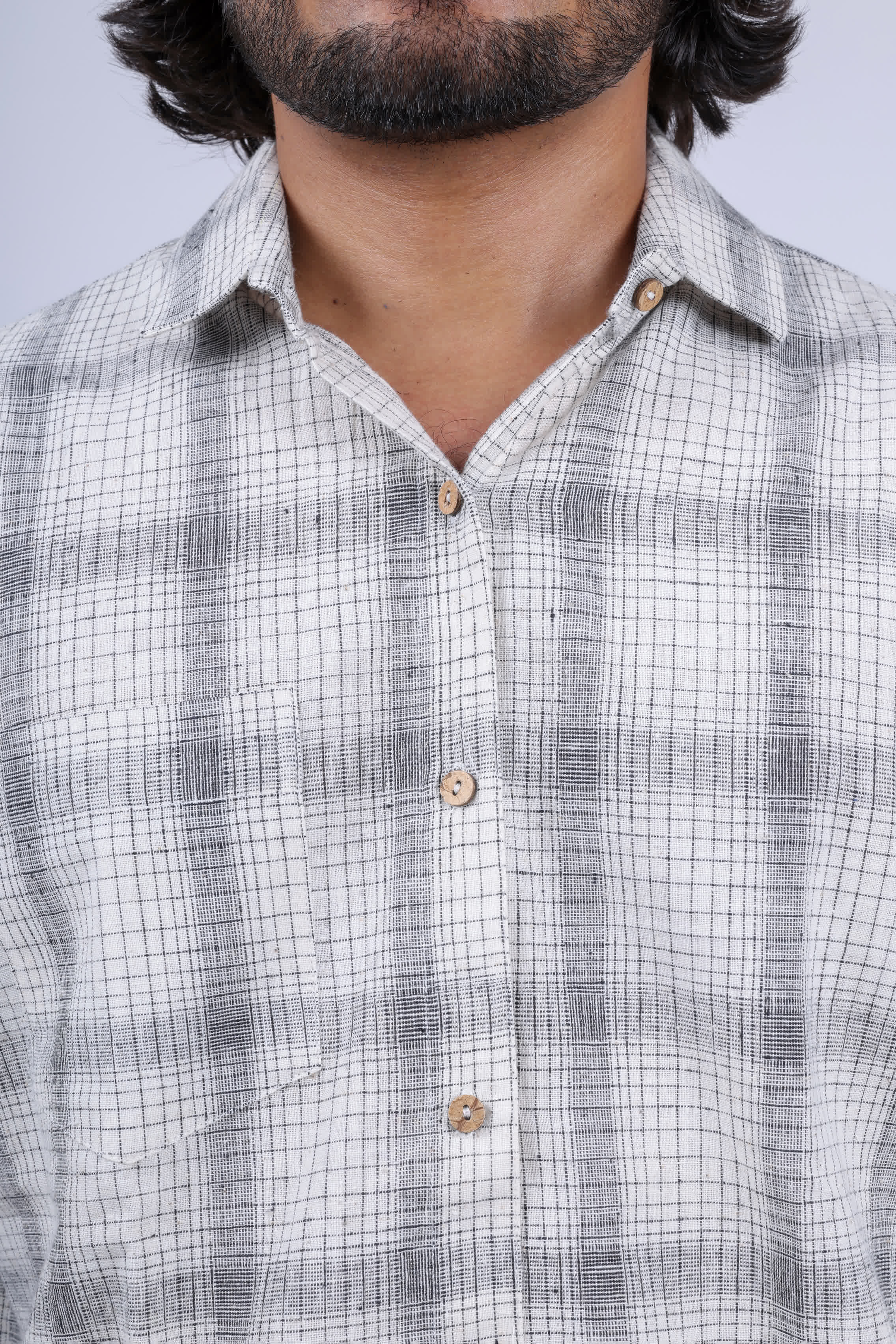 Kala Cotton Checks Full Sleeves Shirt RAKHIYO