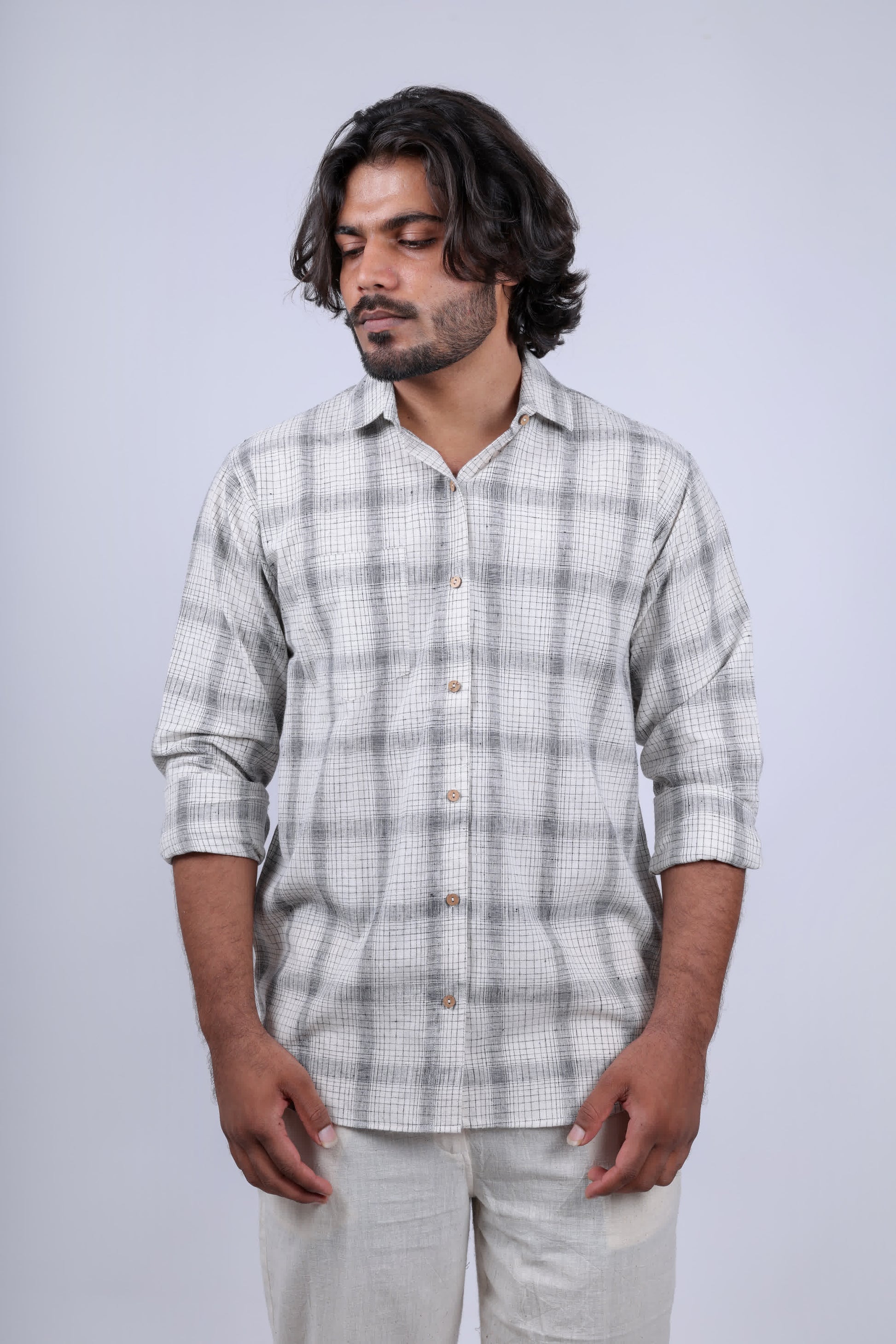 Kala Cotton Checks Full Sleeves Shirt RAKHIYO
