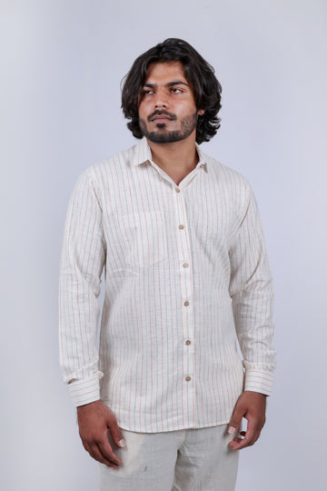 Kala Cotton Multi Color Lining Full Sleeves Shirt RAKHIYO