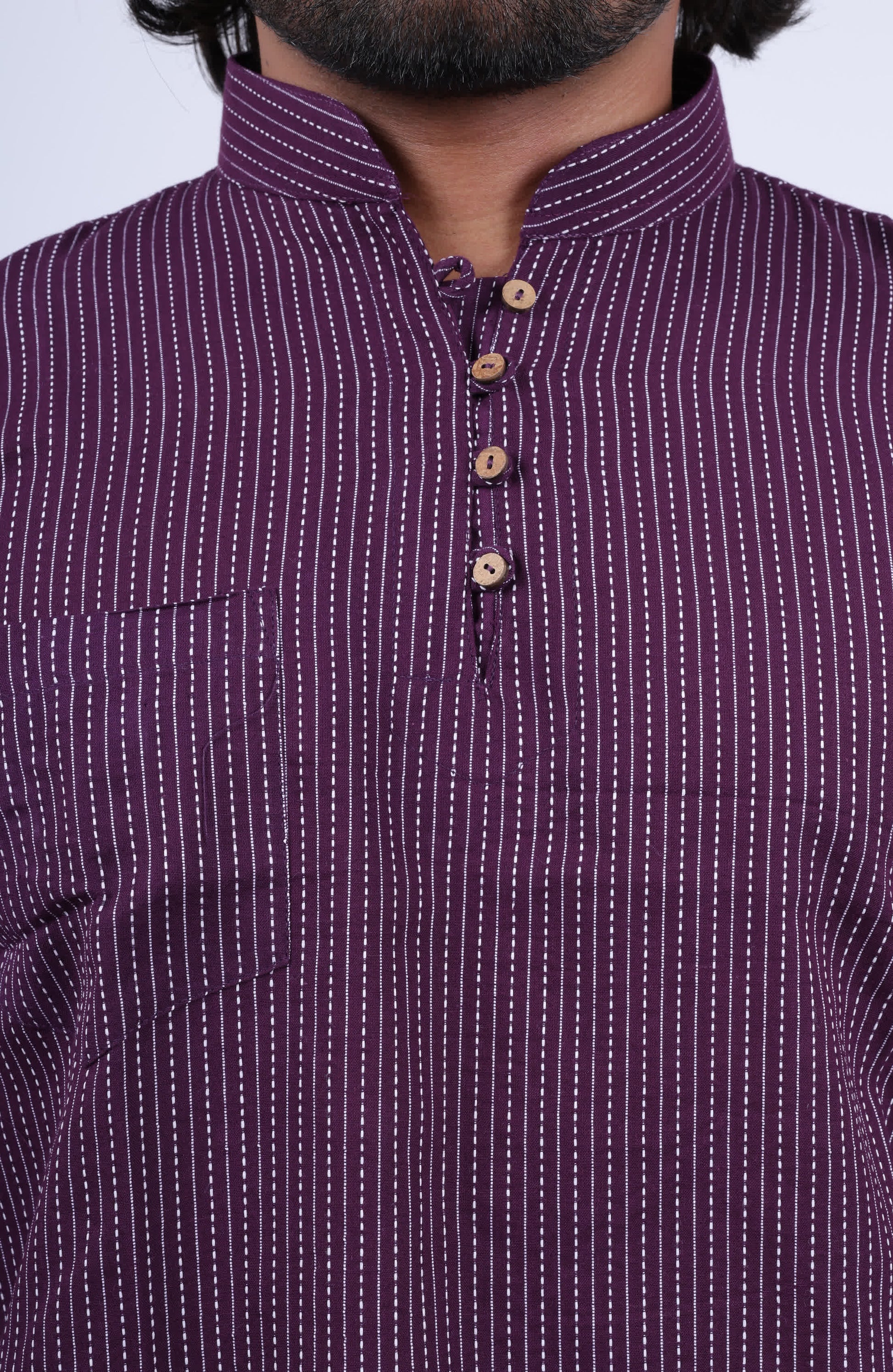 Cotton Kantha Short Full Sleeves Kurta RAKHIYO