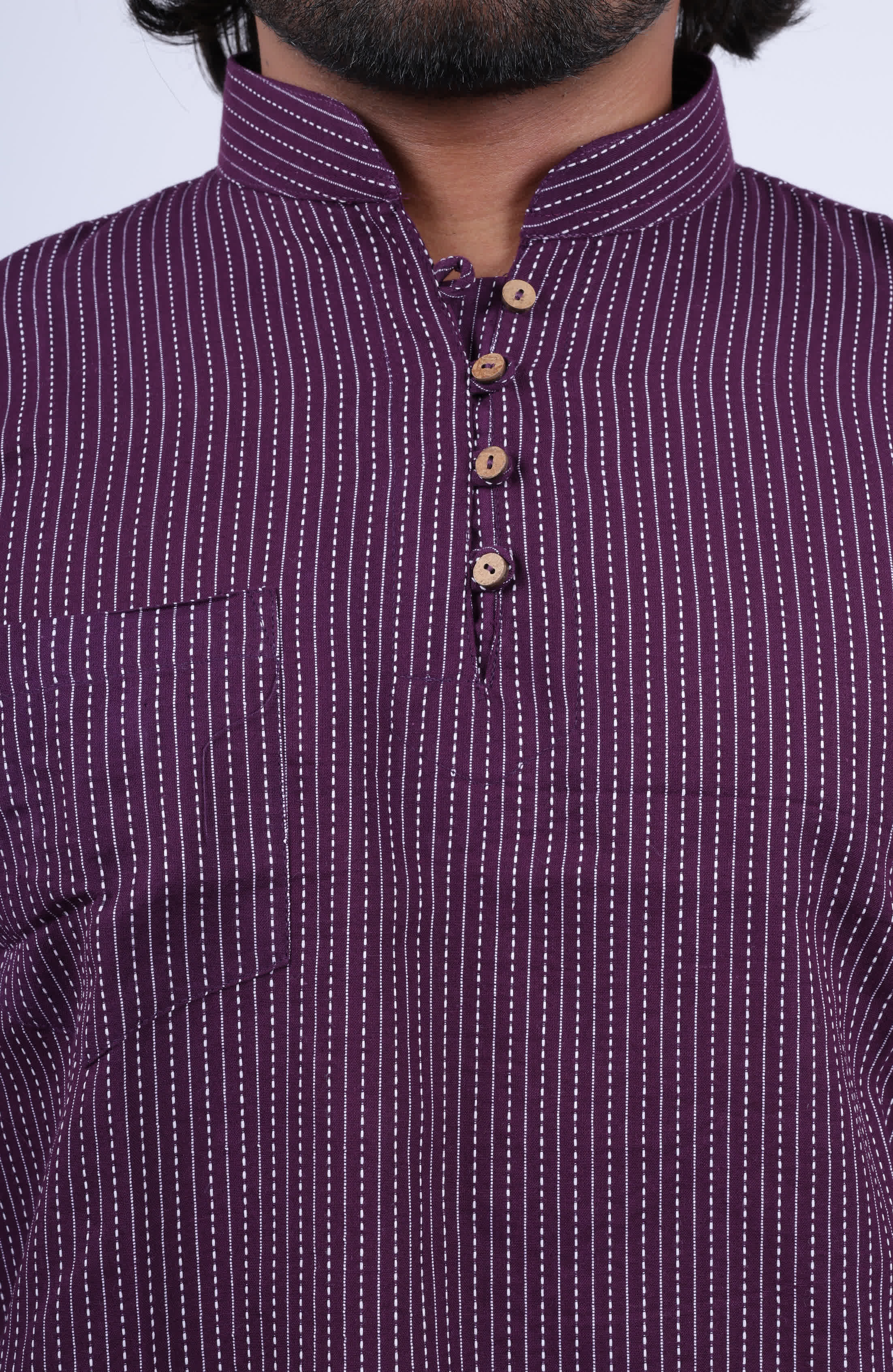 Cotton Kantha Short Full Sleeves Kurta RAKHIYO