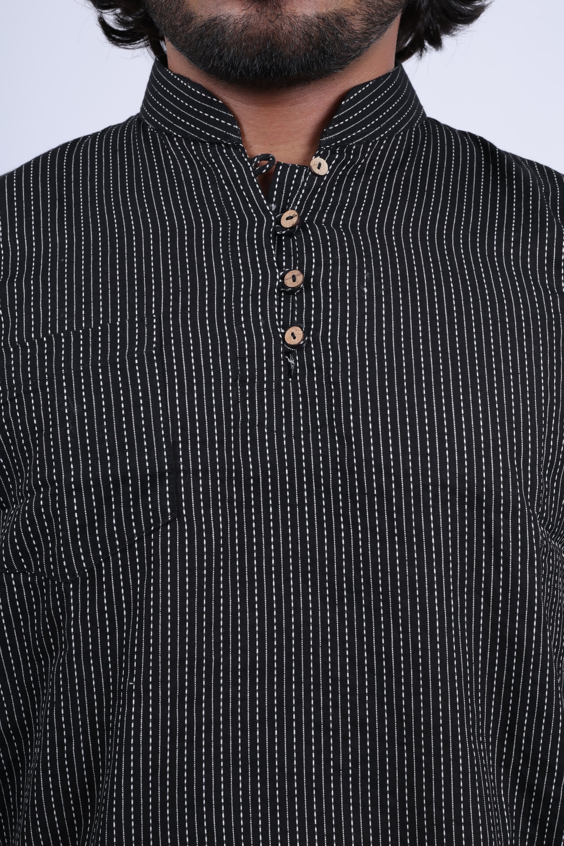 Cotton Kantha Short Full Sleeves Kurta RAKHIYO