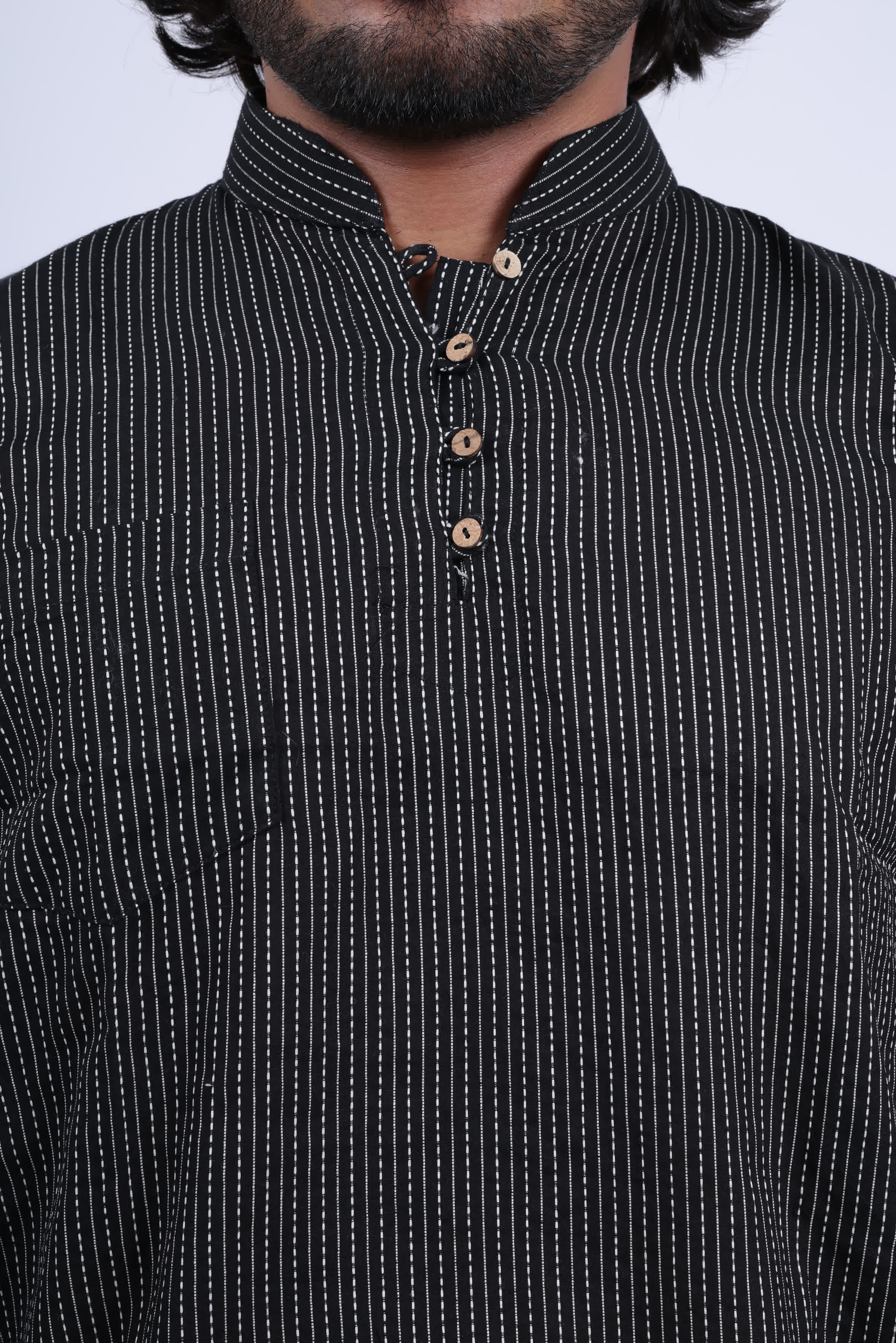 Cotton Kantha Short Full Sleeves Kurta RAKHIYO