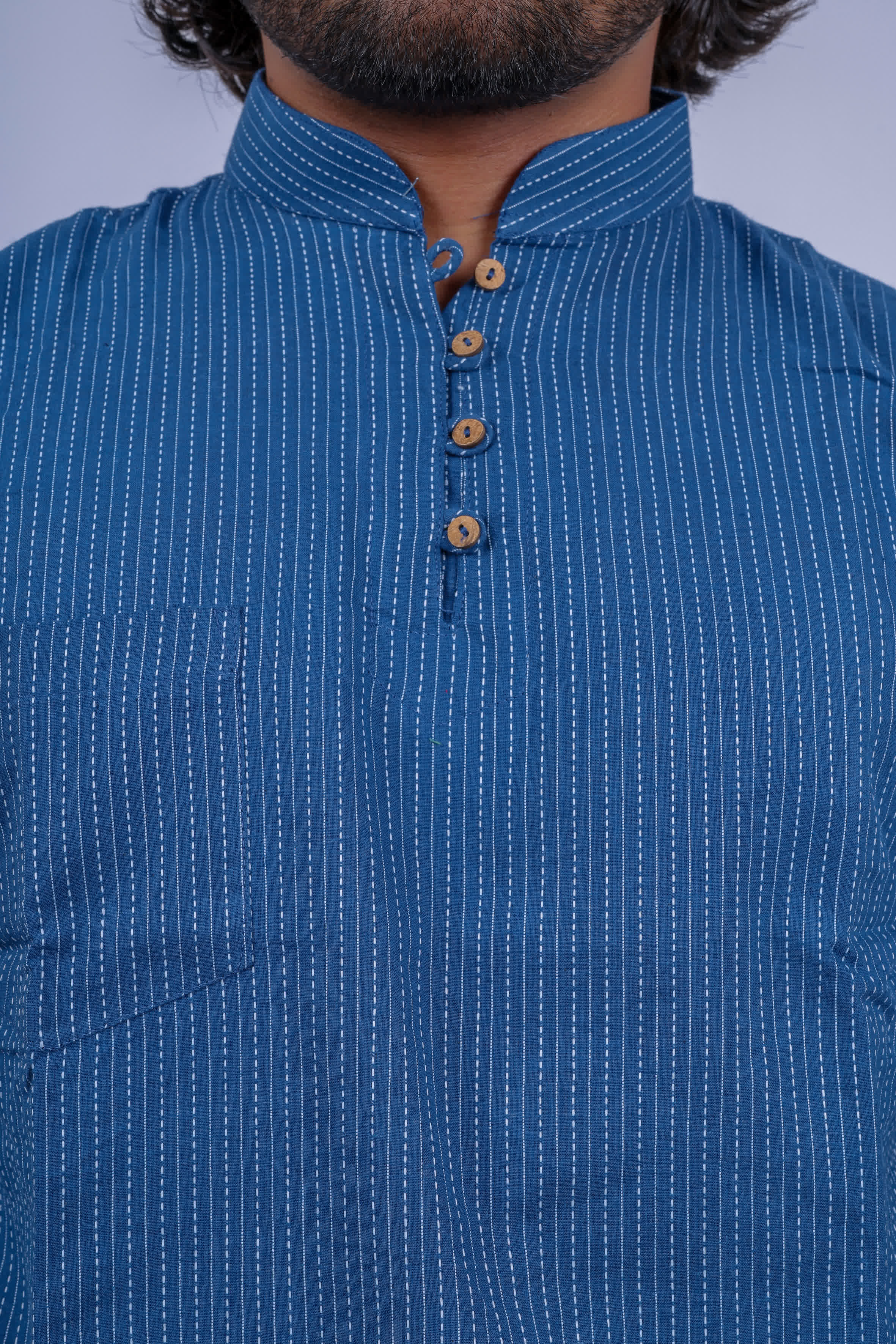 Cotton Kantha Short Full Sleeves Kurta RAKHIYO