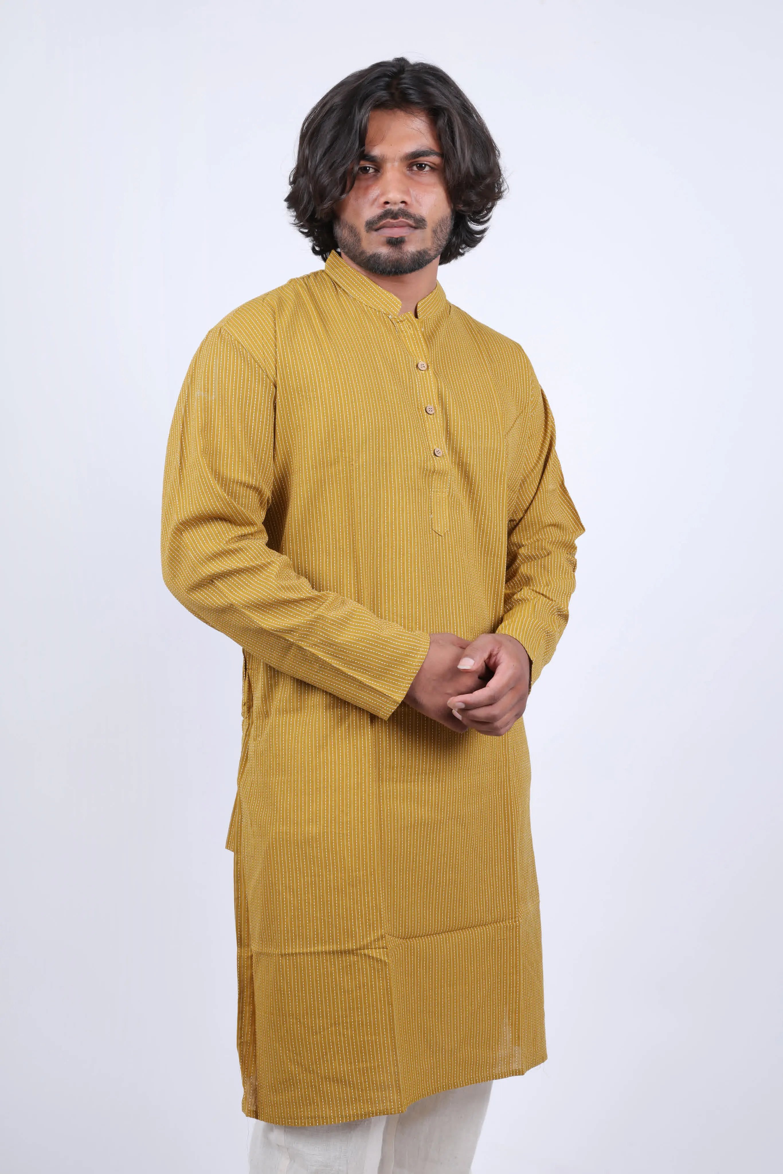 Cotton Kantha Long Kurta RAKHIYO