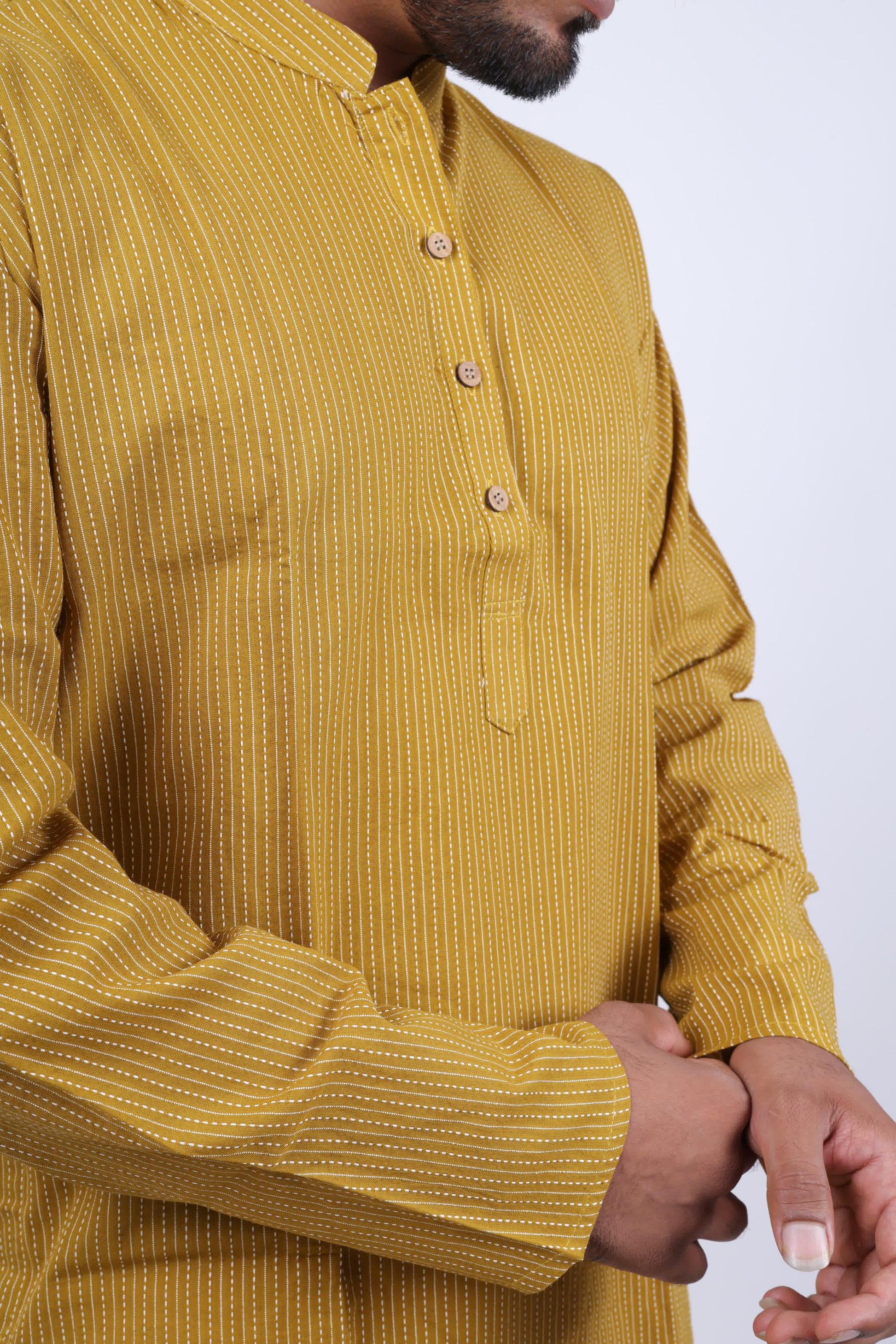 Cotton Kantha Long Kurta RAKHIYO