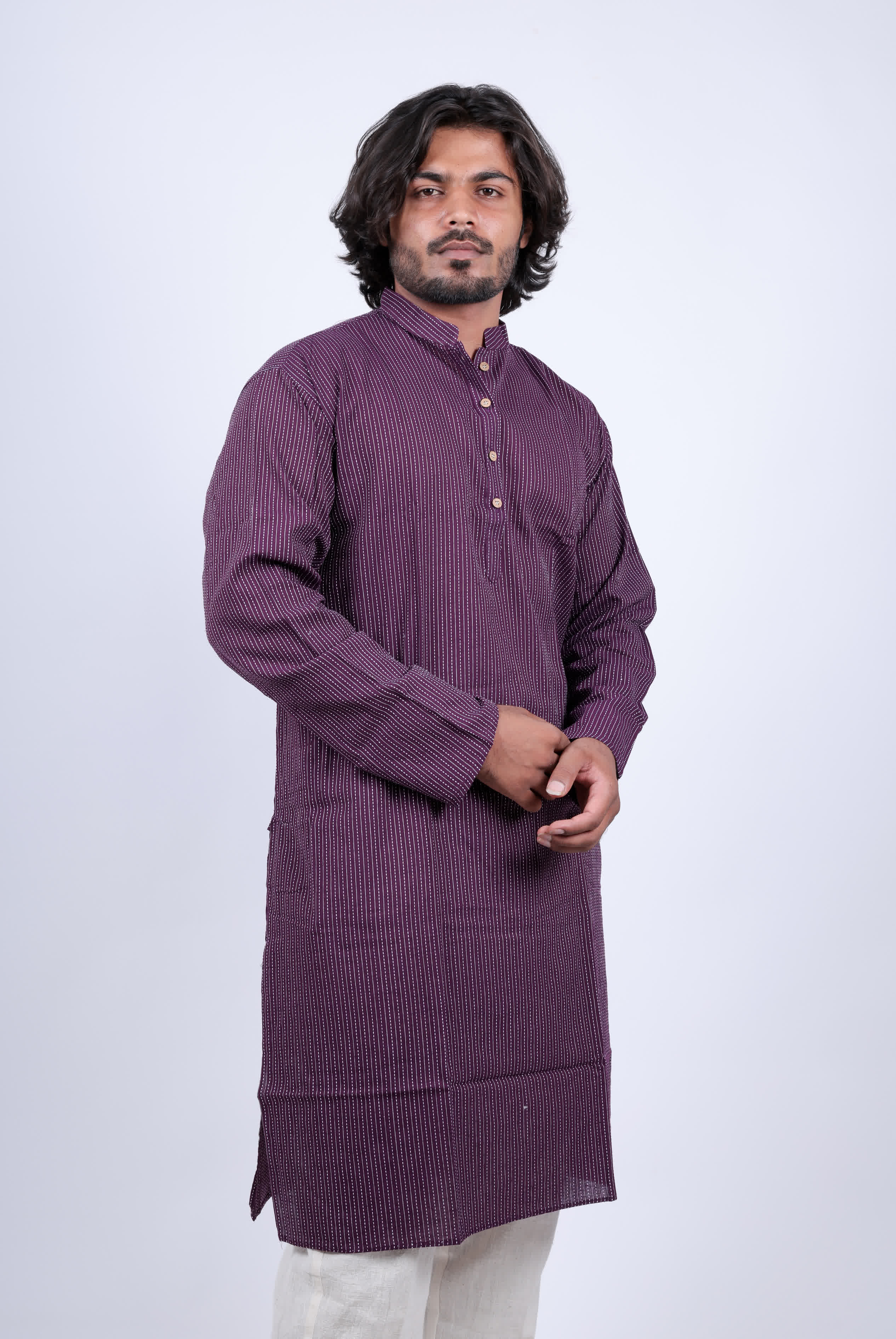 Cotton Kantha Long Kurta RAKHIYO