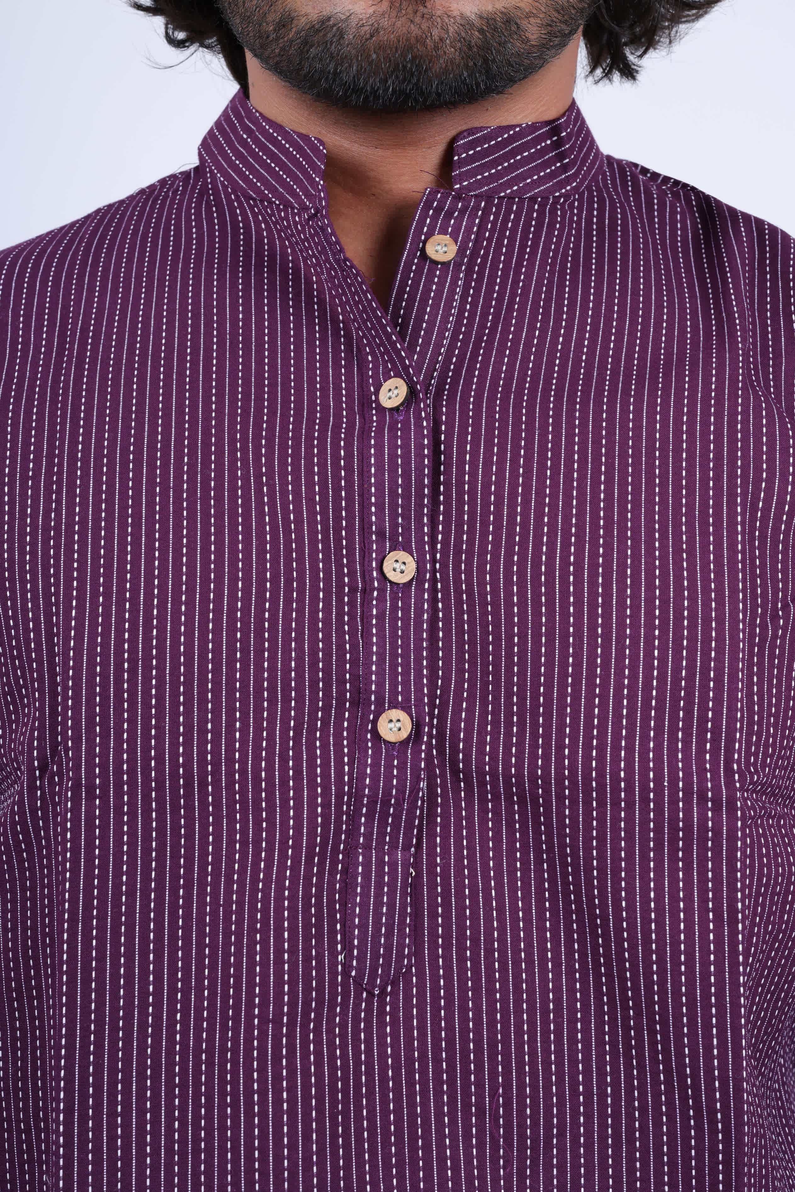 Cotton Kantha Long Kurta RAKHIYO