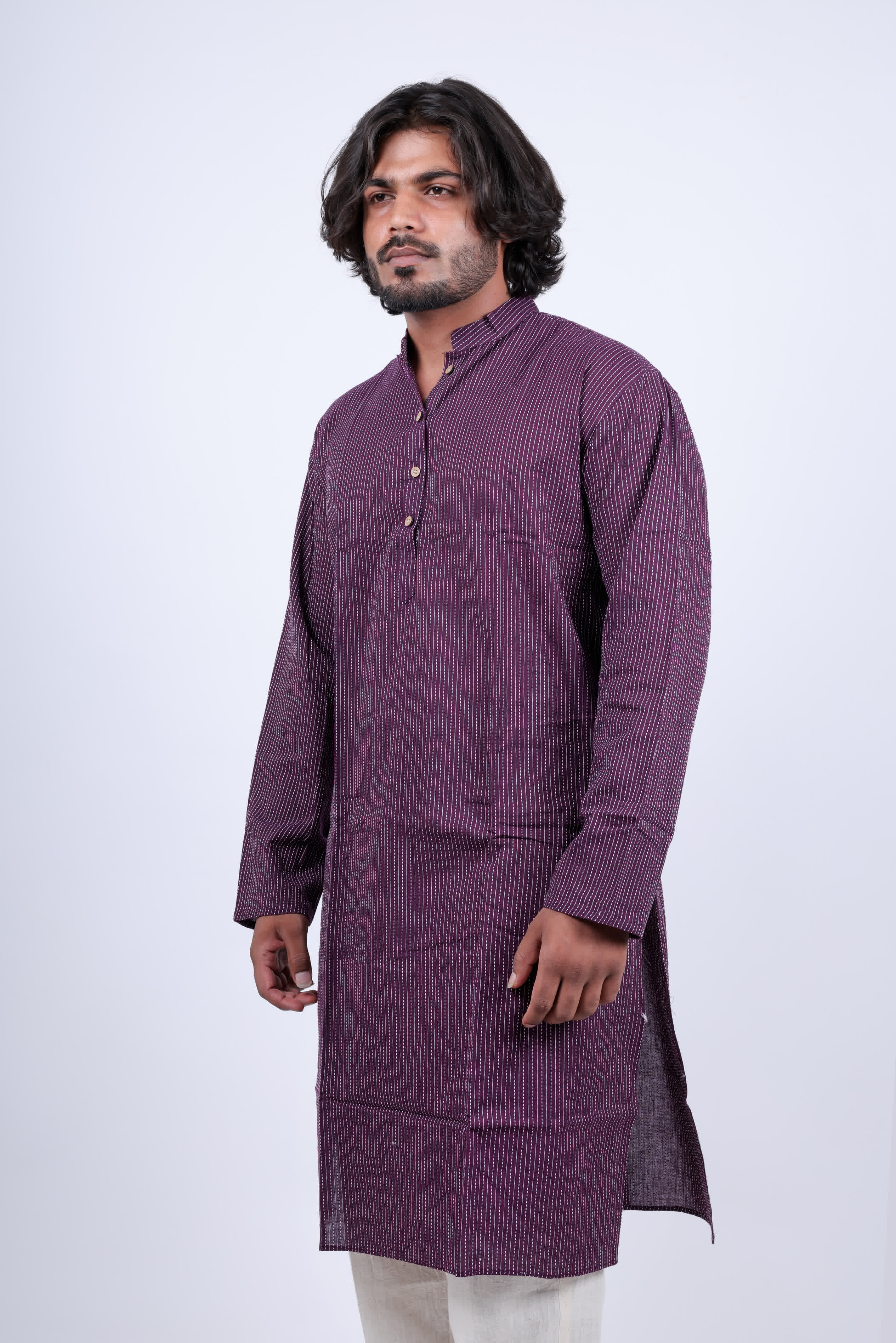Cotton Kantha Long Kurta RAKHIYO