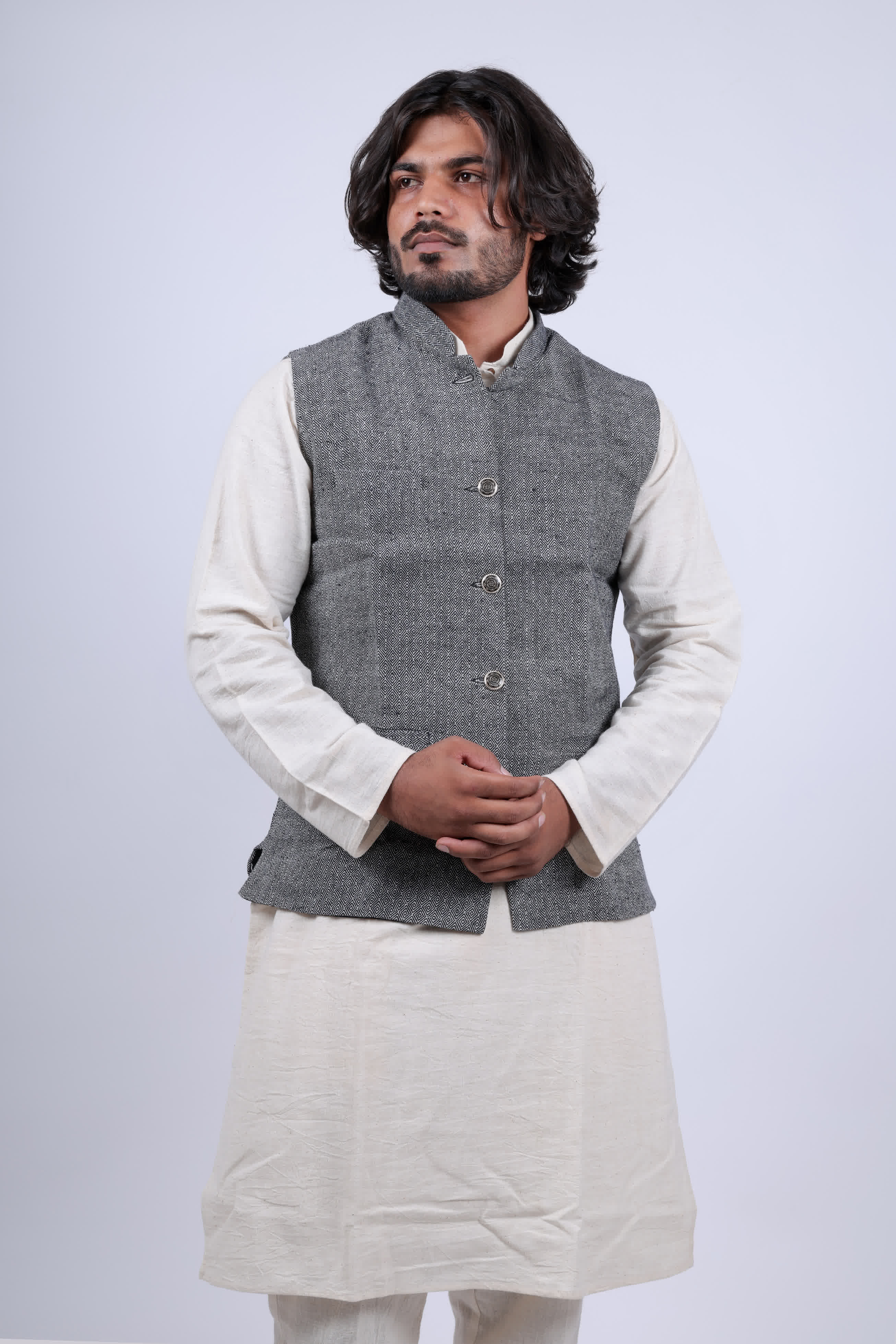 Kala Cotton Diamond Jacket RAKHIYO