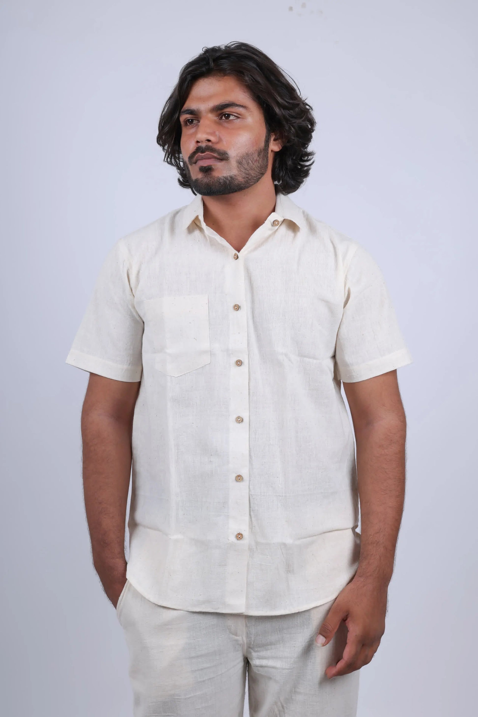 Kala Cotton Half Sleeves Shirt RAKHIYO
