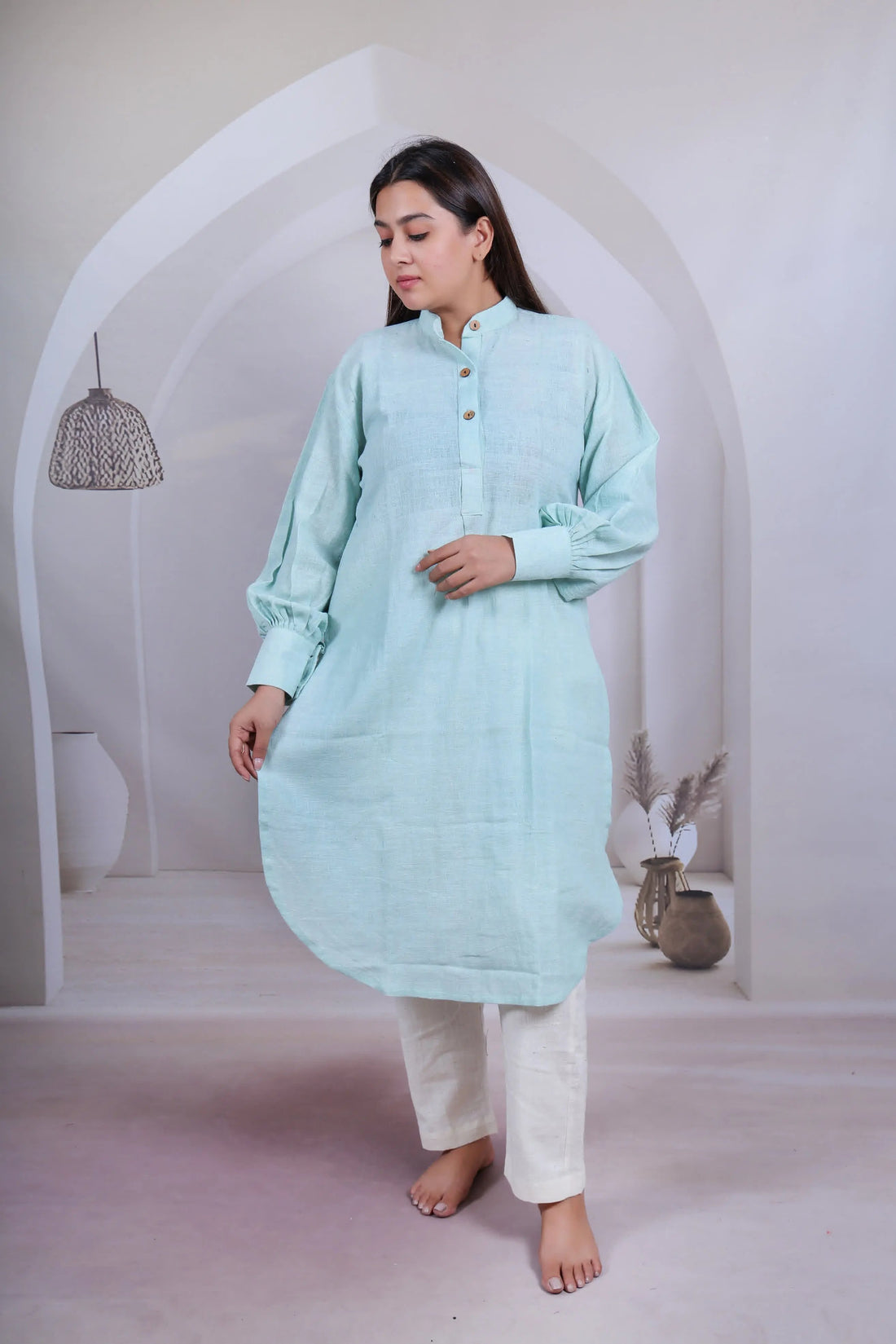 Simran Kala Cotton Pathani Style Kurti RAKHIYO