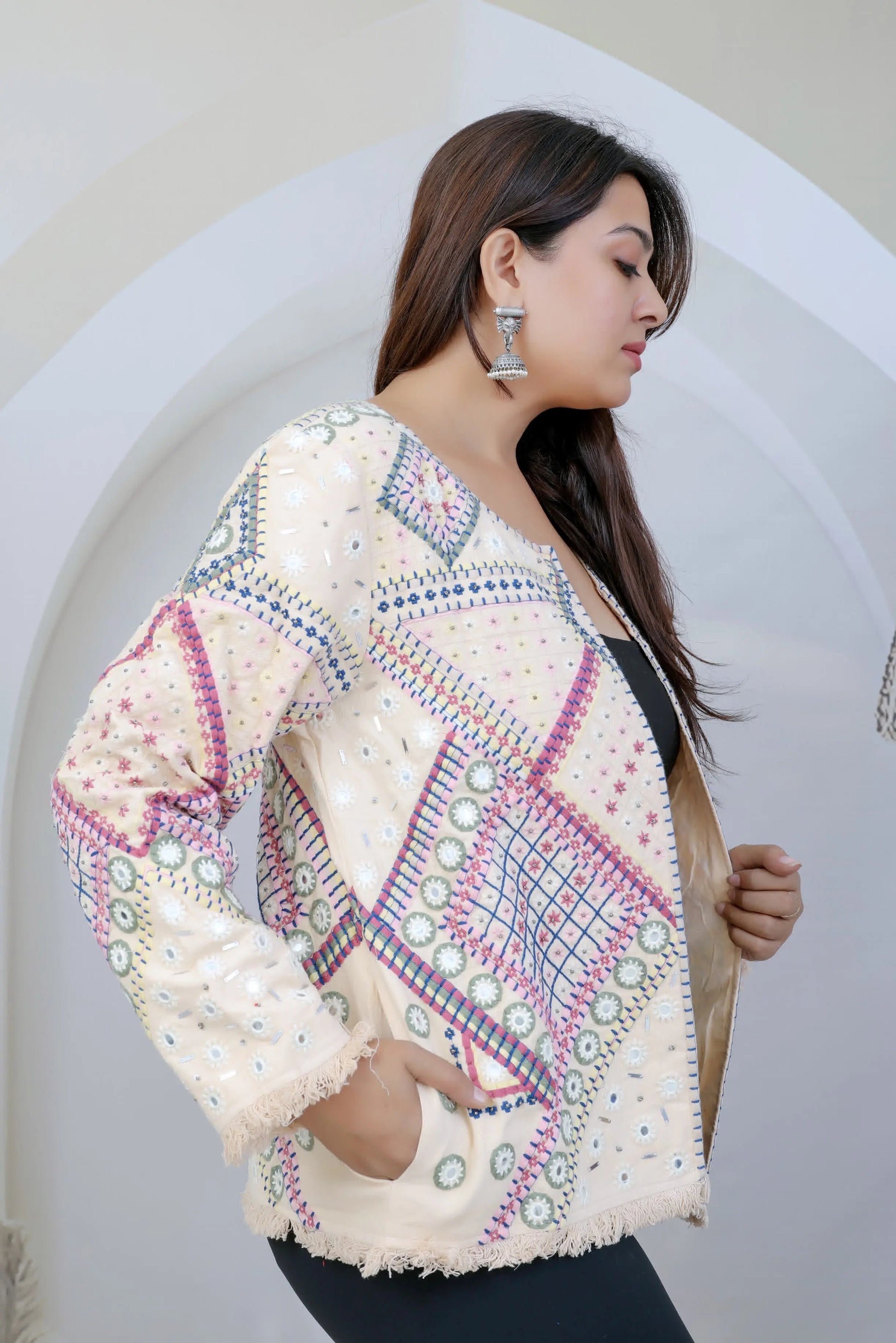 Kalindi Embroidered Jacket RAKHIYO