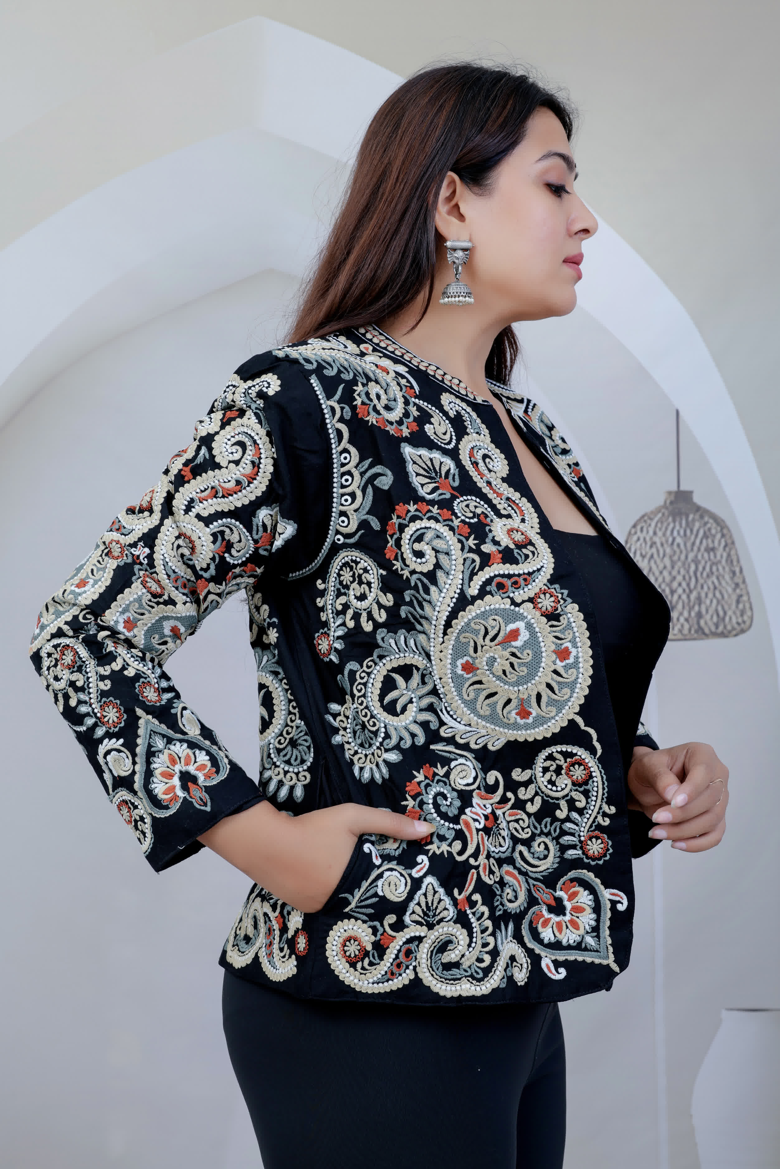 Kasida Embroidered Jacket RAKHIYO