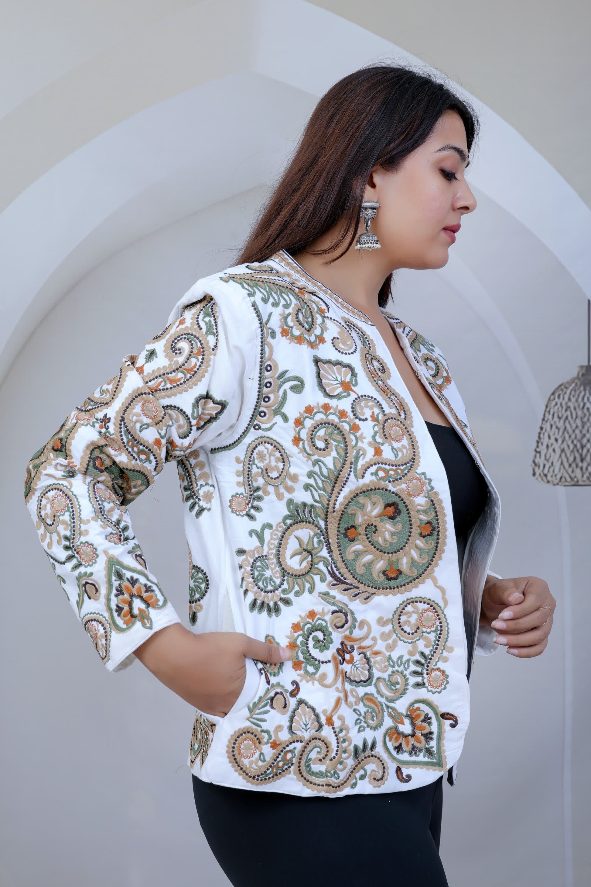 Kasida Embroidered Jacket RAKHIYO