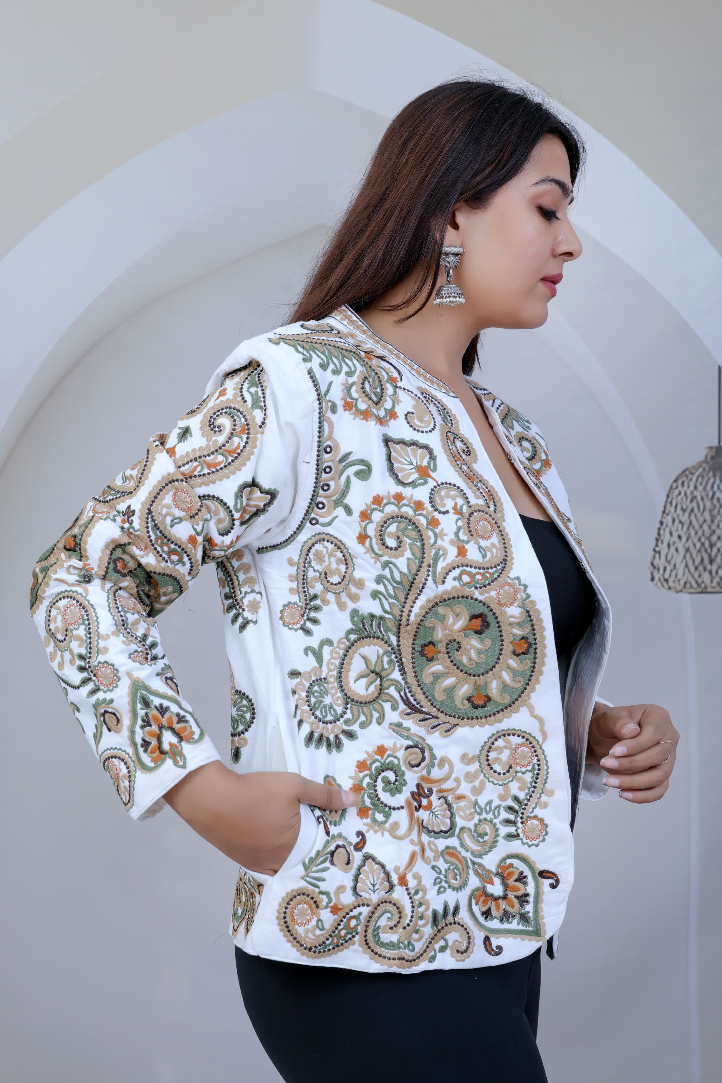 Kasida Embroidered Jacket RAKHIYO