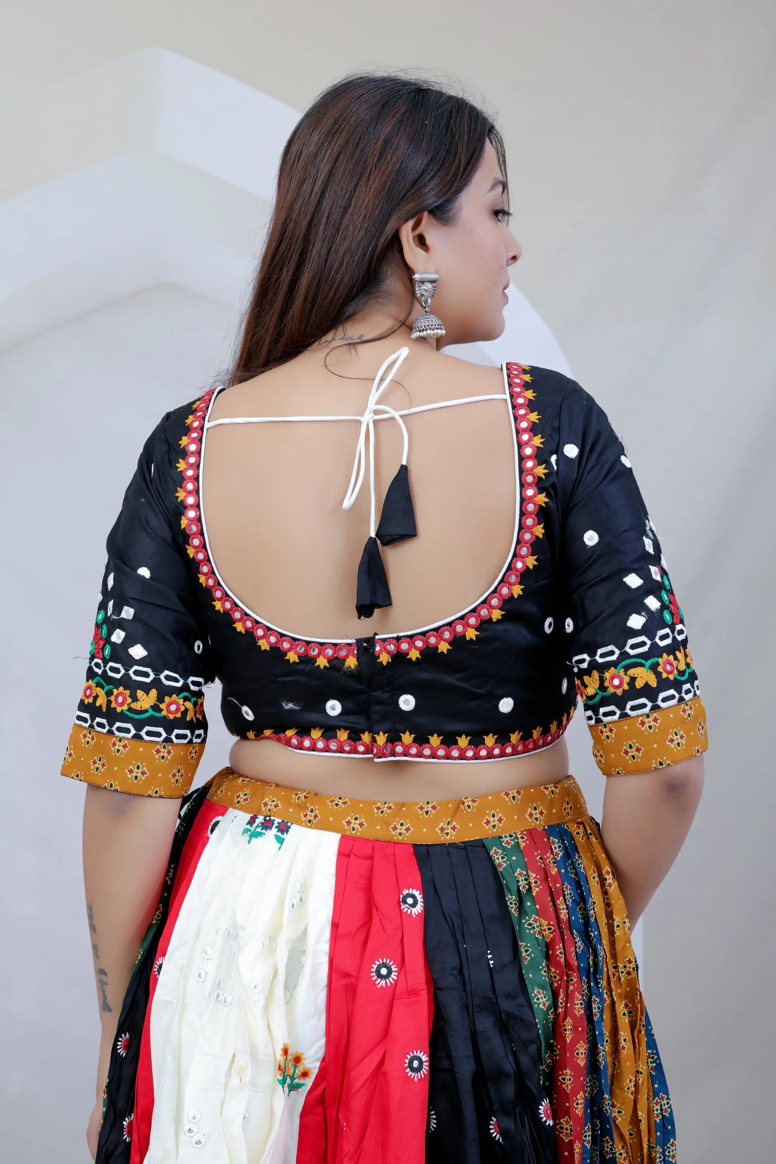 Kavya Muly Embroidered Soft Cotton Chaniyacholi RAKHIYO