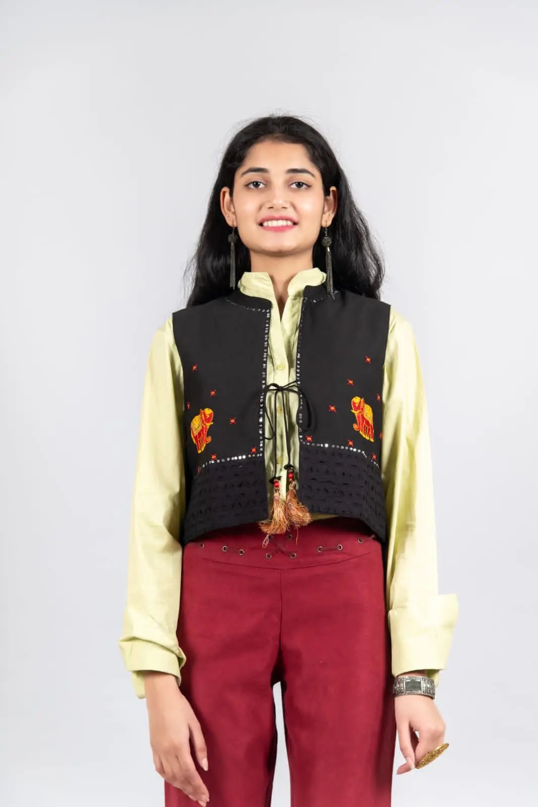 Black Hathi Jacket RAKHIYO