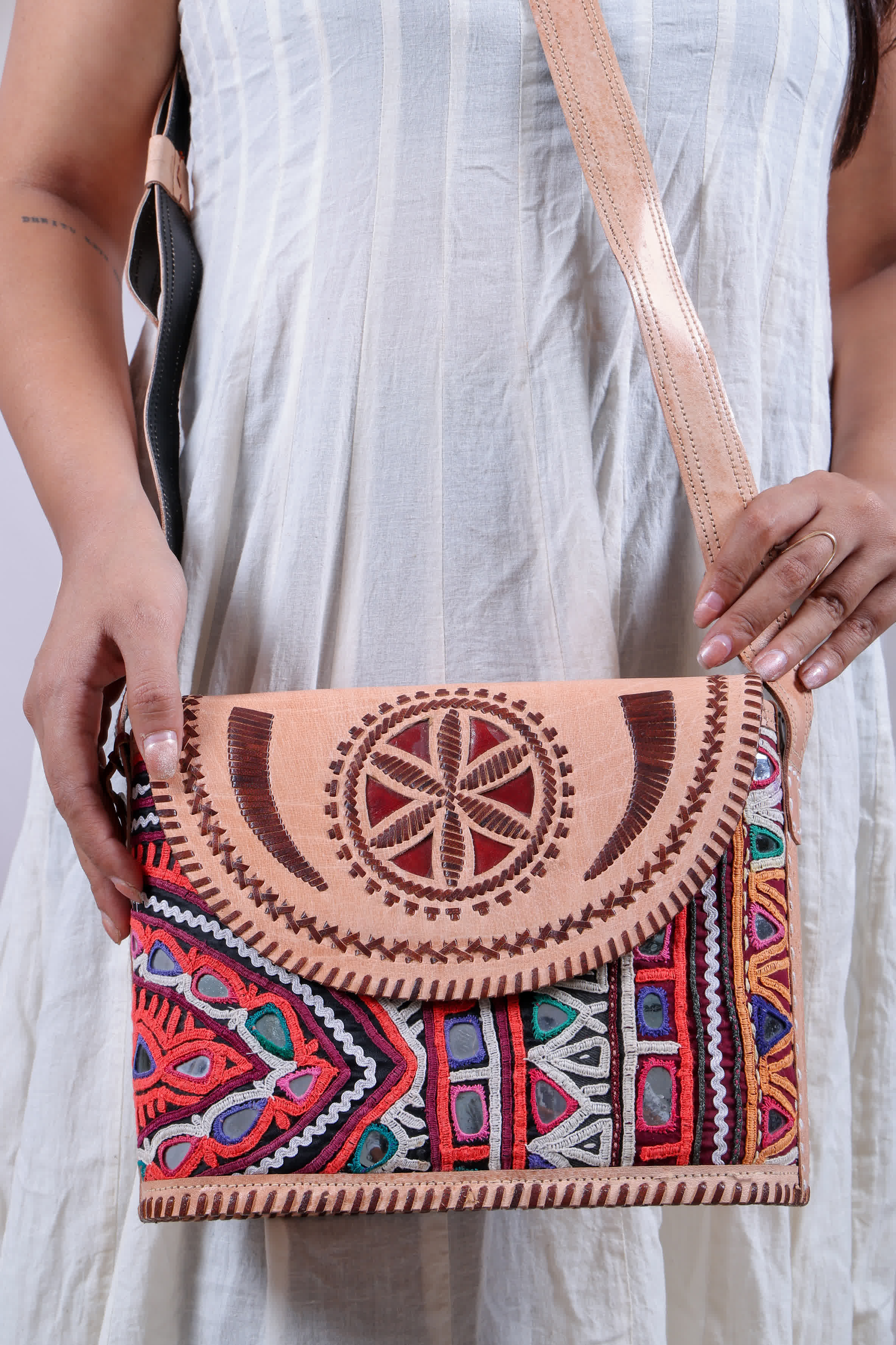 Antique Rectangle Bucket - The Sling RAKHIYO