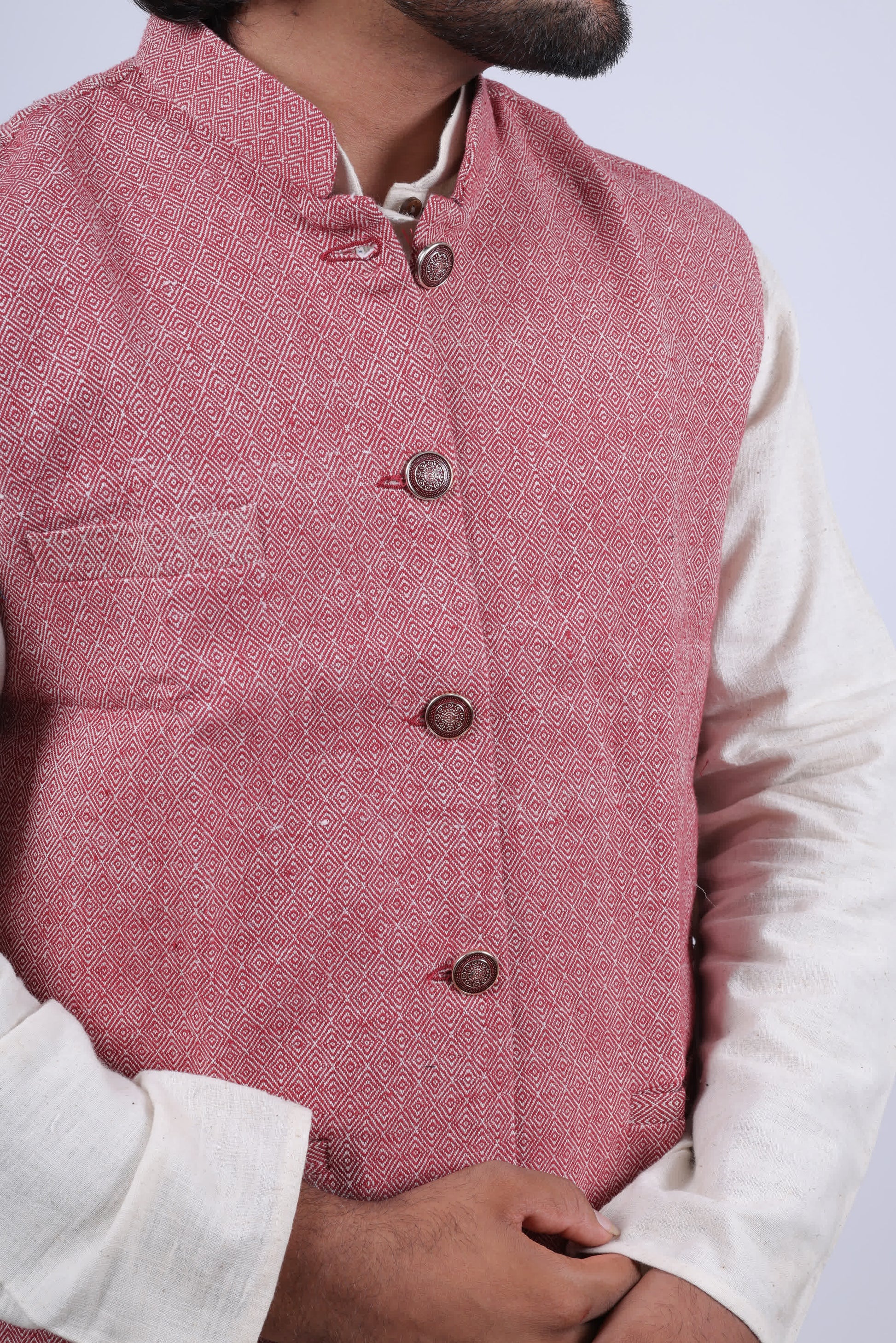 Kala Cotton Diamond Jacket RAKHIYO