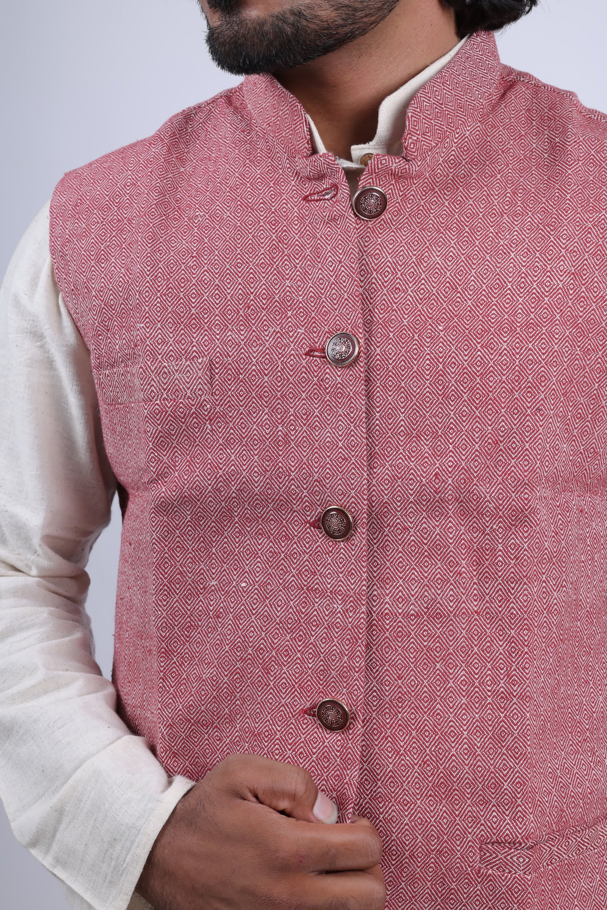 Kala Cotton Diamond Jacket RAKHIYO