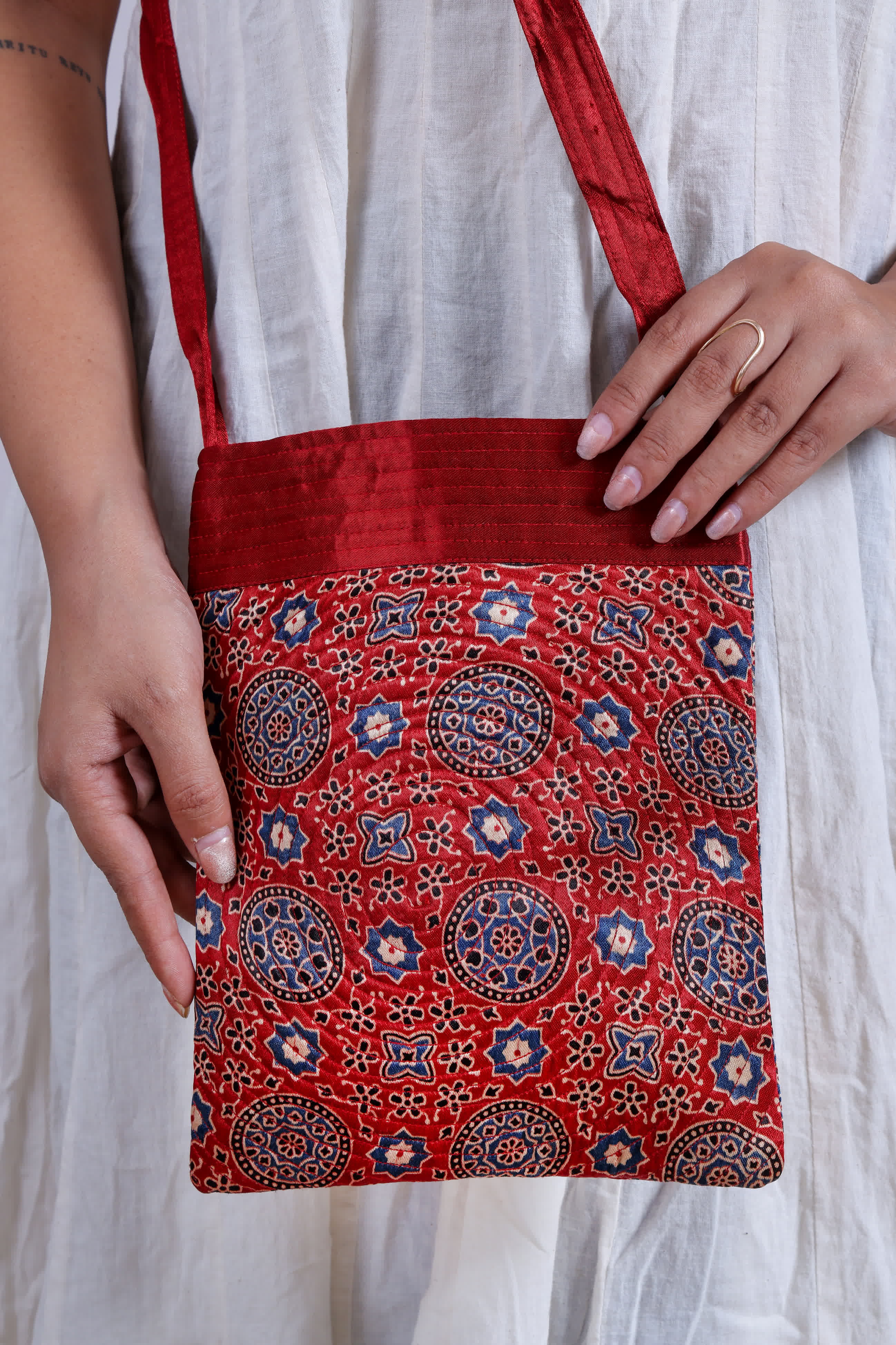 Ajarakh Mushroo Sling Bag RAKHIYO