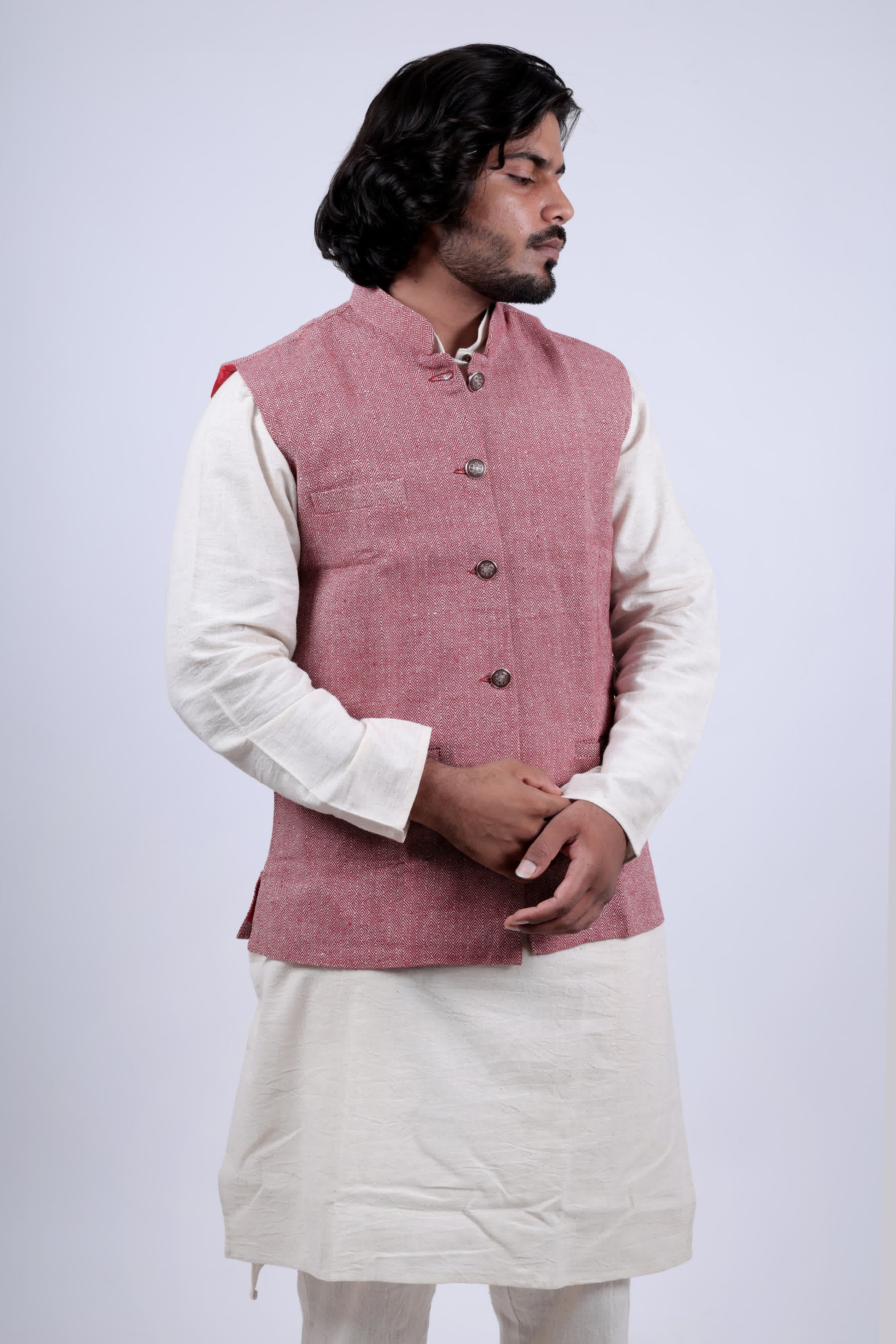 Kala Cotton Diamond Jacket RAKHIYO