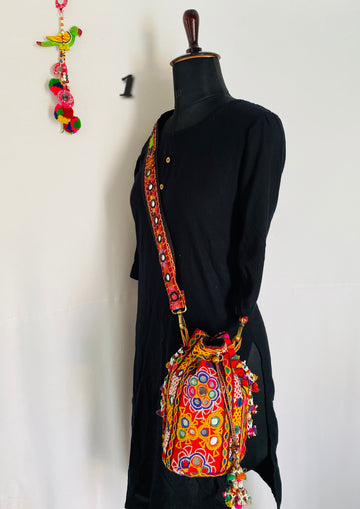 Kutchhi Antique Potli Sling Bag