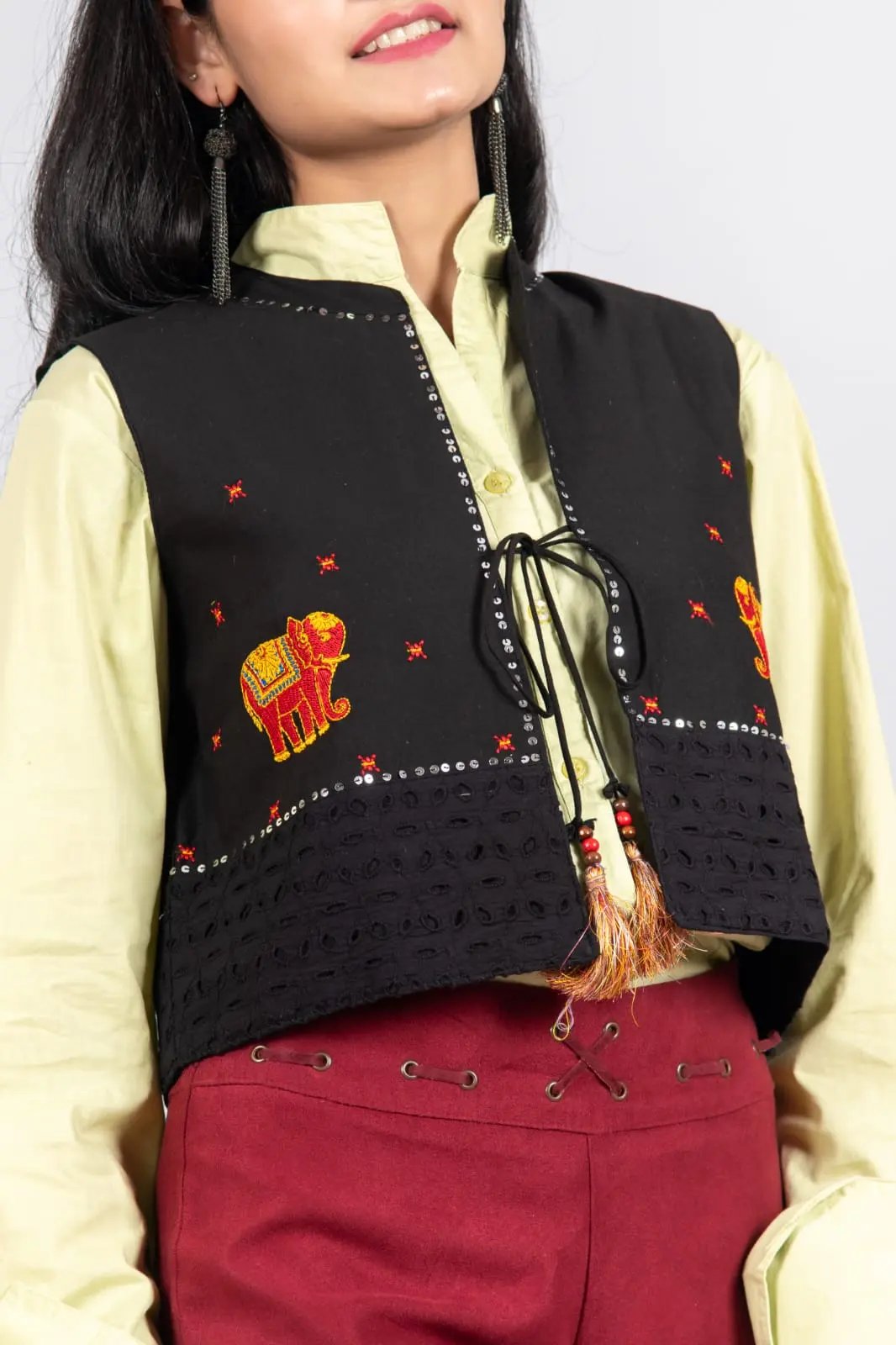 Black Hathi Jacket RAKHIYO