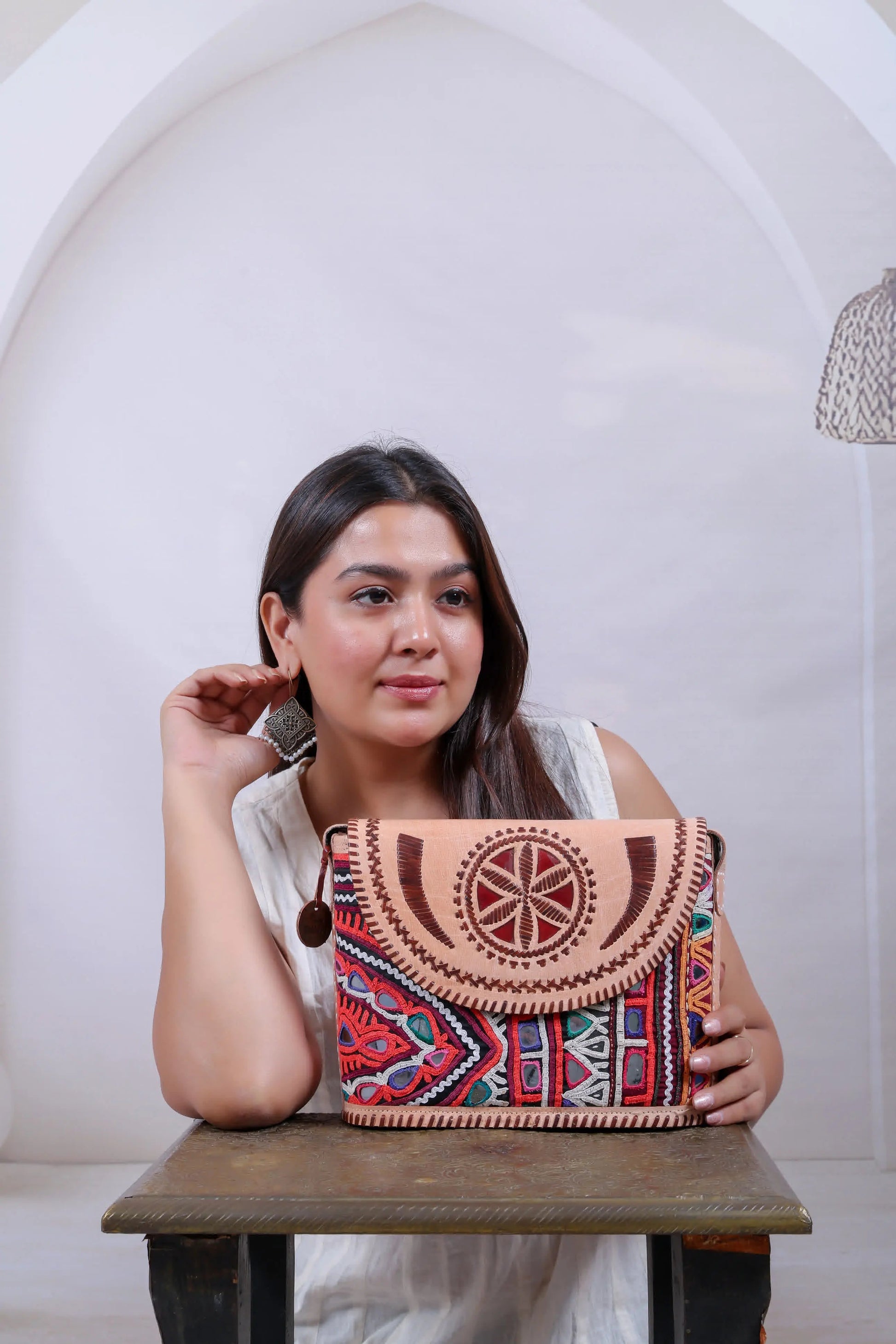 Antique Rectangle Bucket - The Sling RAKHIYO