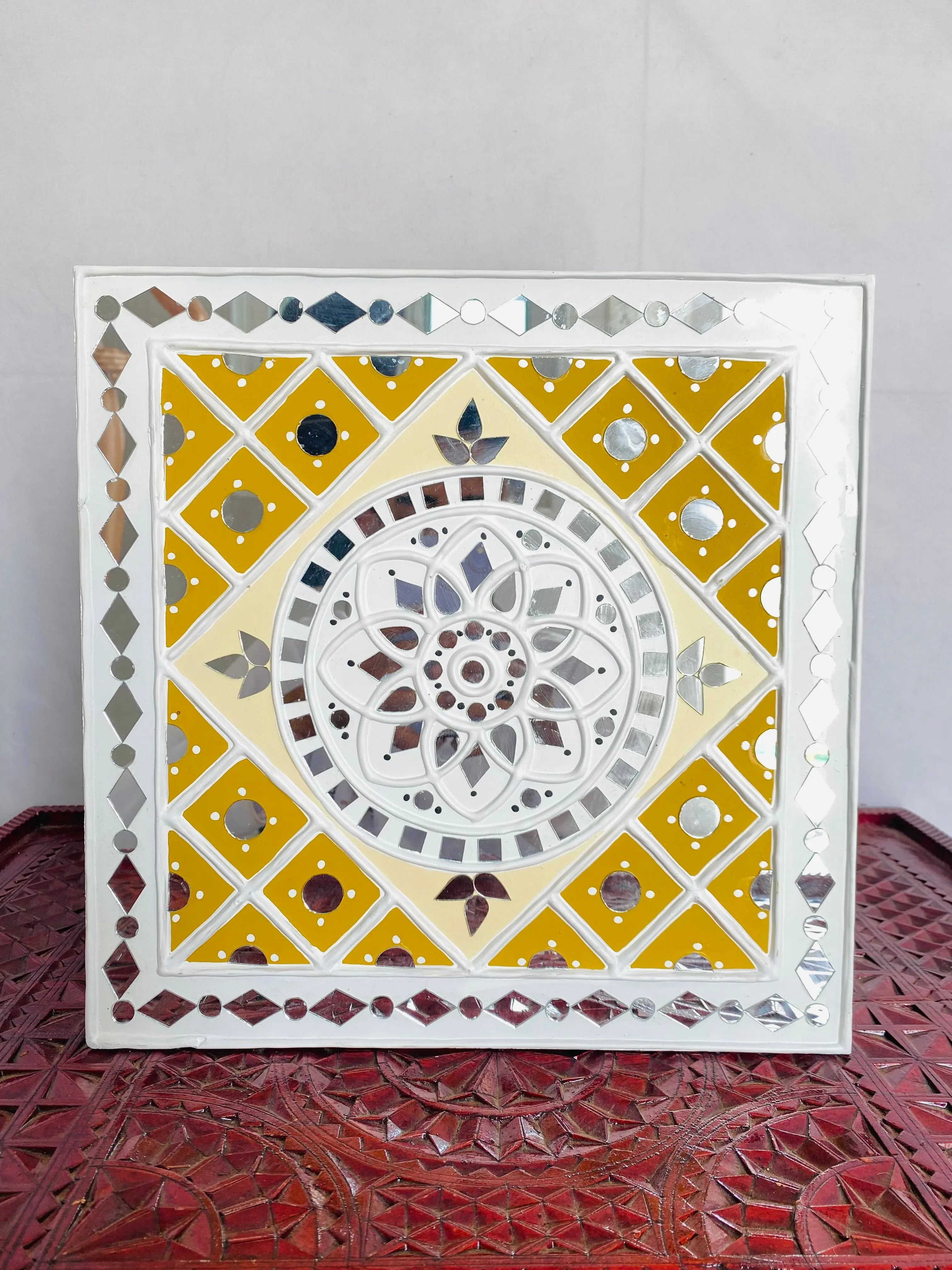 Mud Work Frame Wall Decorative RAKHIYO