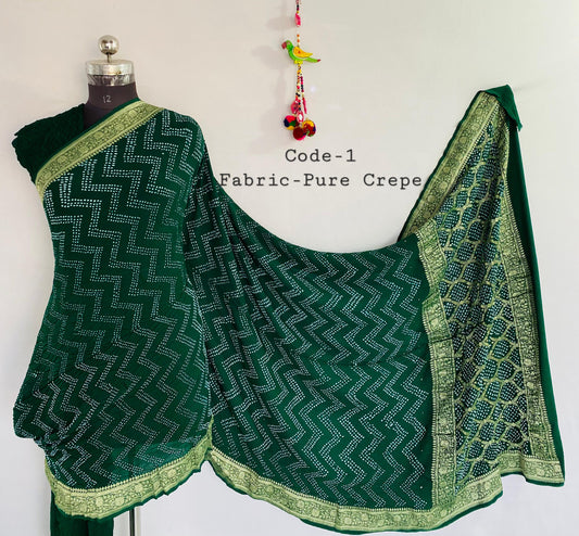 Premium Bandhej Saree