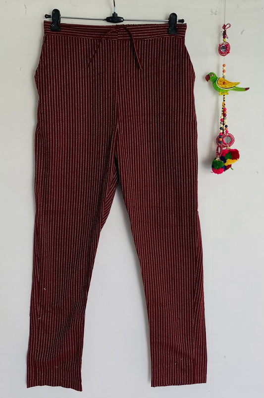 Cotton Kantha Pant