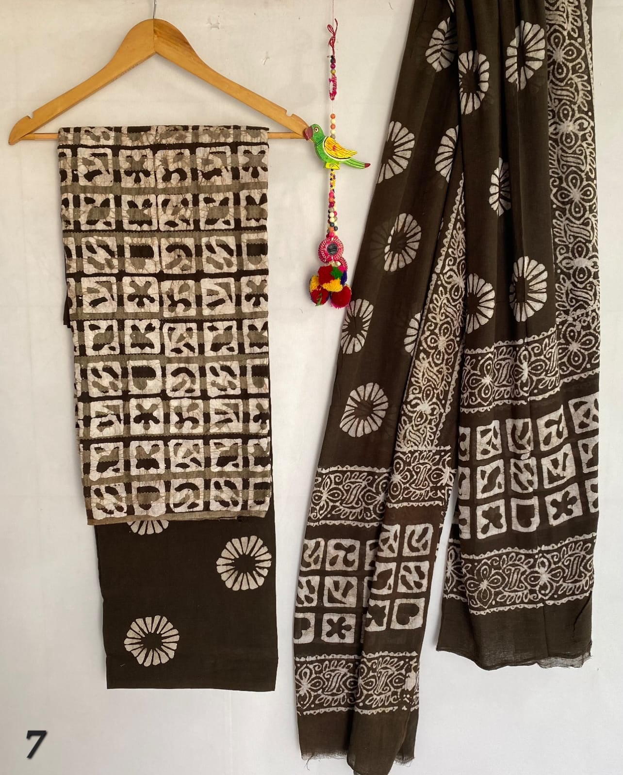 Kantha Batik Cotton Suit Material