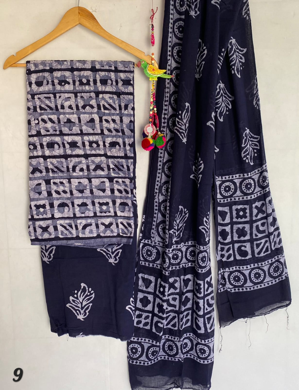 Kantha Batik Cotton Suit Material