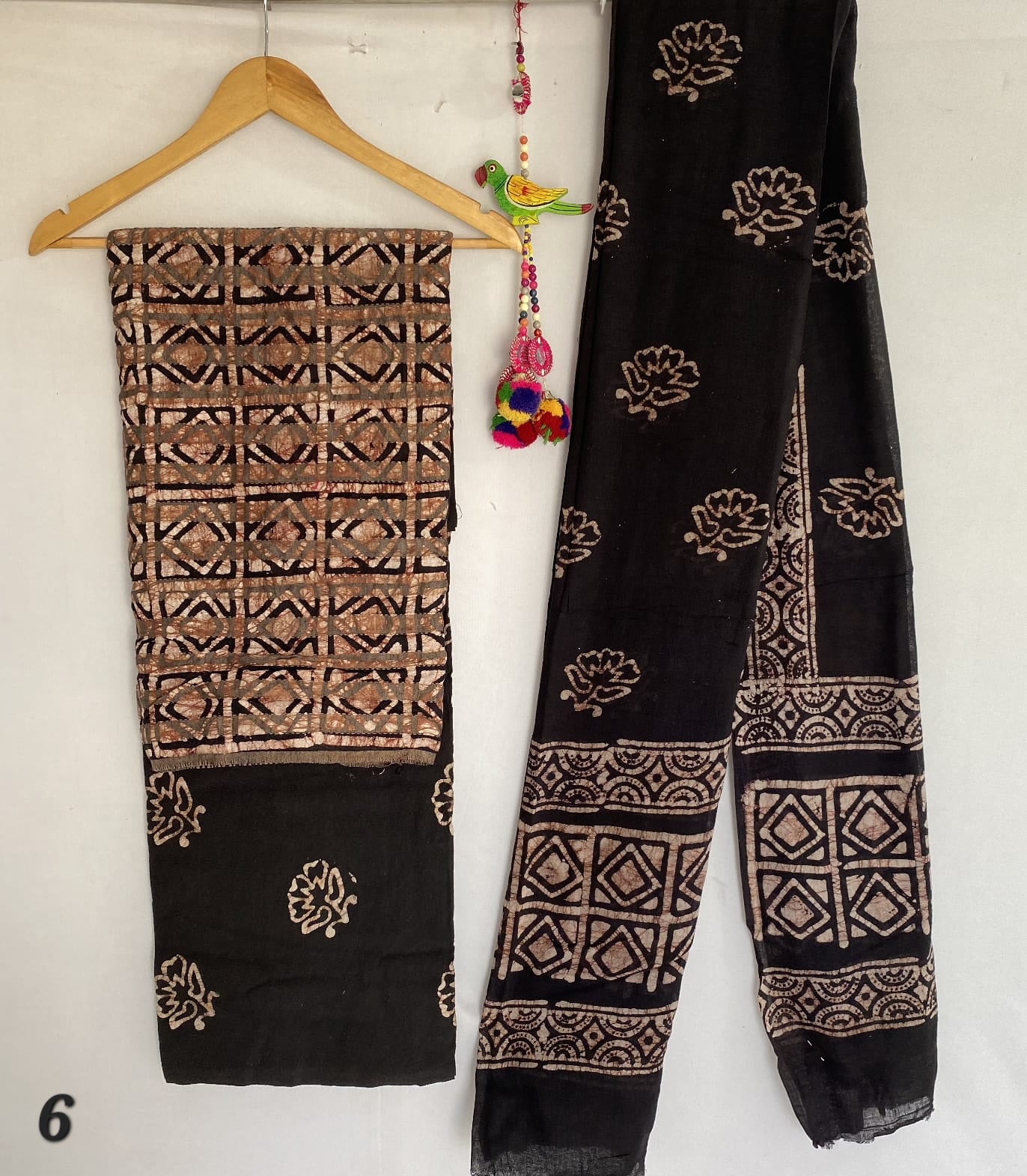 Kantha Batik Cotton Suit Material