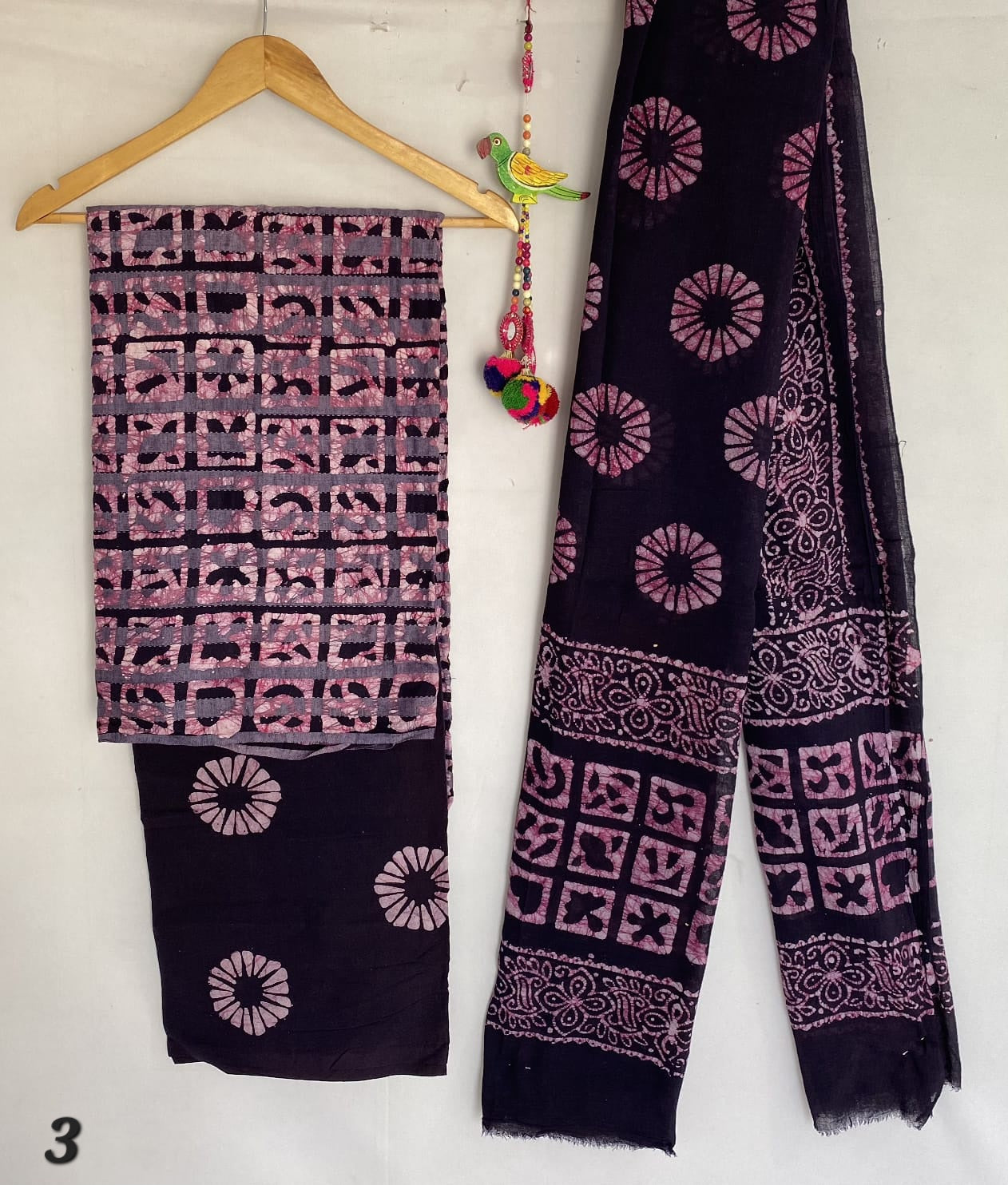 Kantha Batik Cotton Suit Material