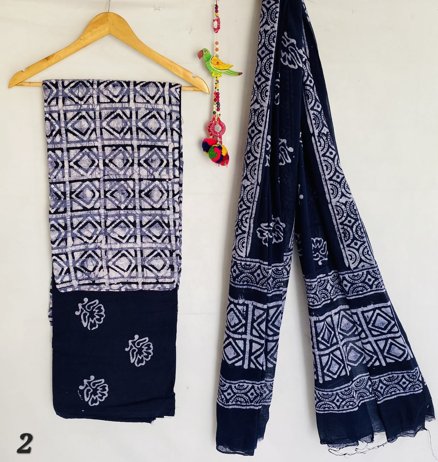 Kantha Batik Cotton Suit Material