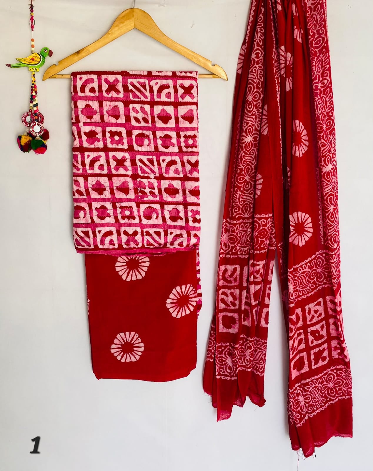 Kantha Batik Cotton Suit Material
